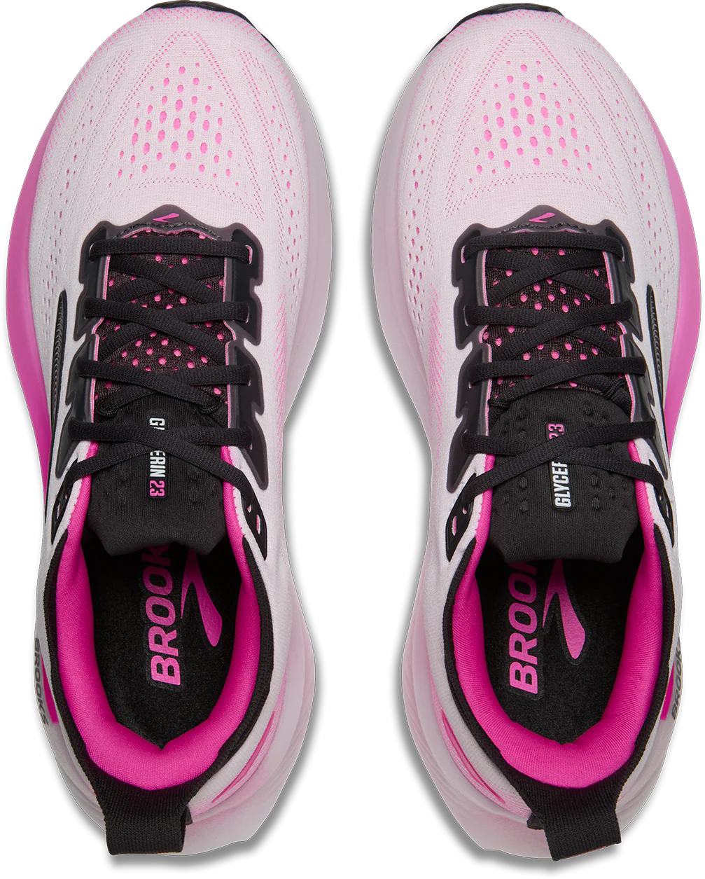 Brooks Womens Glycerin 23 - White/Phantom/Cyber Pink - Neutral - SS26 - Image 7