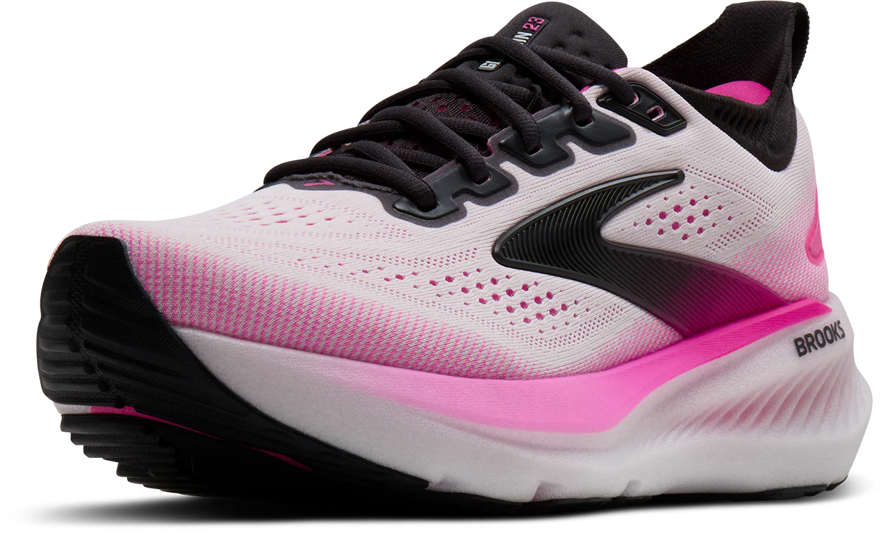 Brooks Womens Glycerin 23 - White/Phantom/Cyber Pink - Neutral - SS26 - Image 8