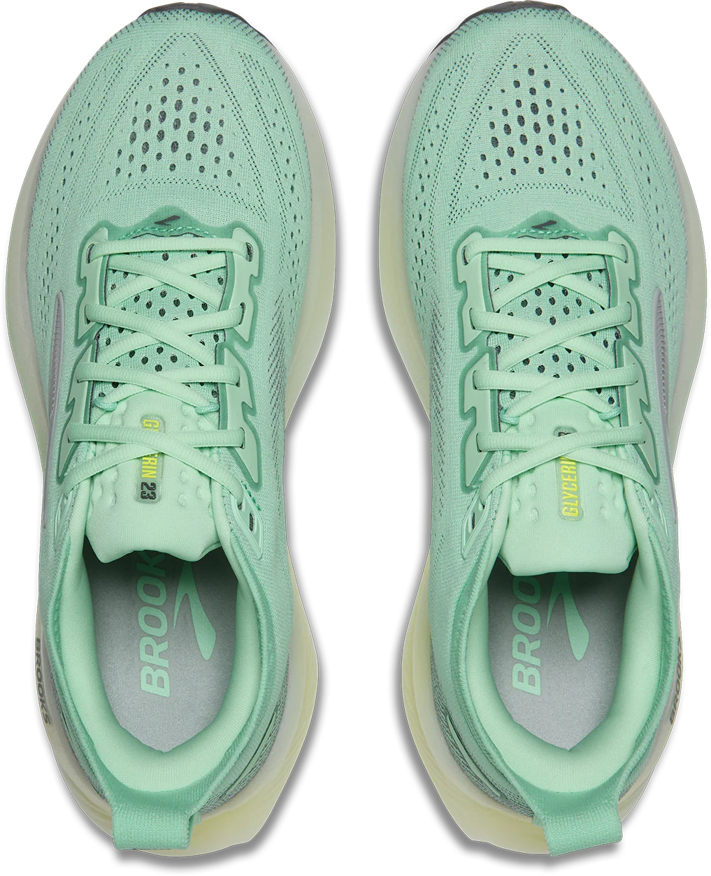 Brooks Womens Glycerin 23 - Yucca/Nightlife/White - Neutral - SS26 - Image 7