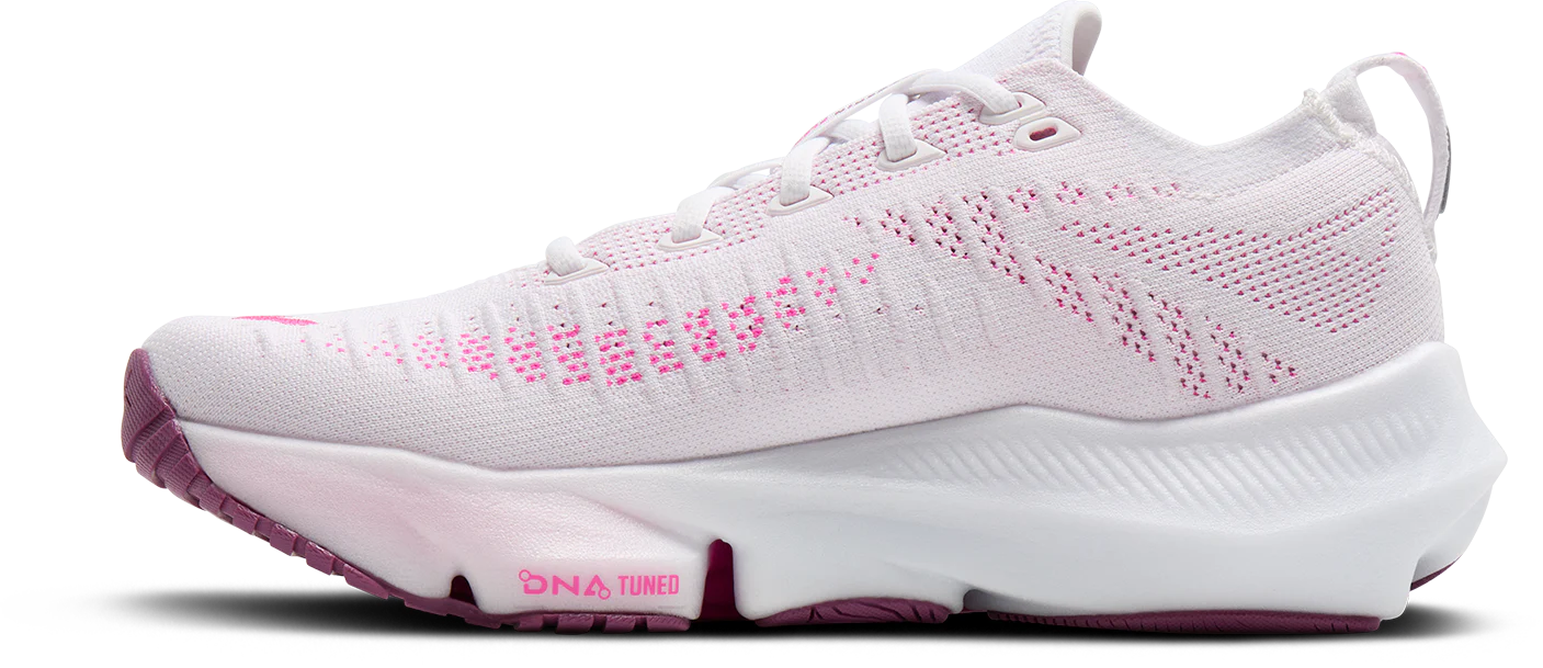 Brooks Womens Glycerin Flex - White/Cyber Pink/Argyle - SS26 - Image 6