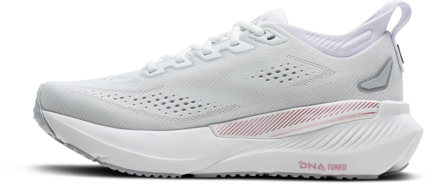 Brooks Womens Glycerin GTS 23 - White/Harbor Mist/Metallic - Stability - SS26 - Image 6
