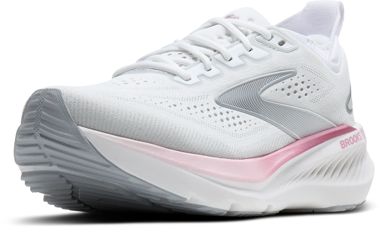Brooks Womens Glycerin GTS 23 - White/Harbor Mist/Metallic - Stability - SS26 - Image 8