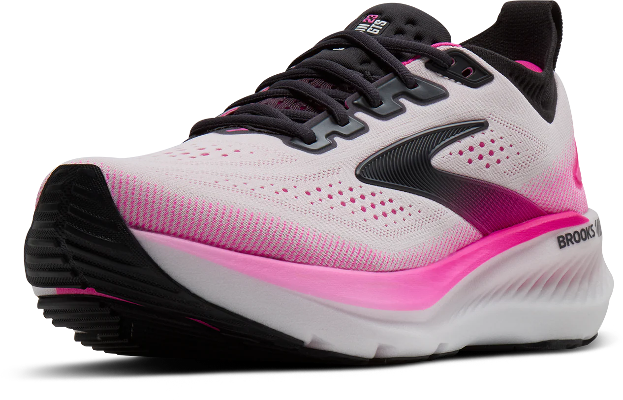 Brooks Womens Glycerin GTS 23 - White/Phantom/Cyber Pink - Stability - SS26 - Image 8