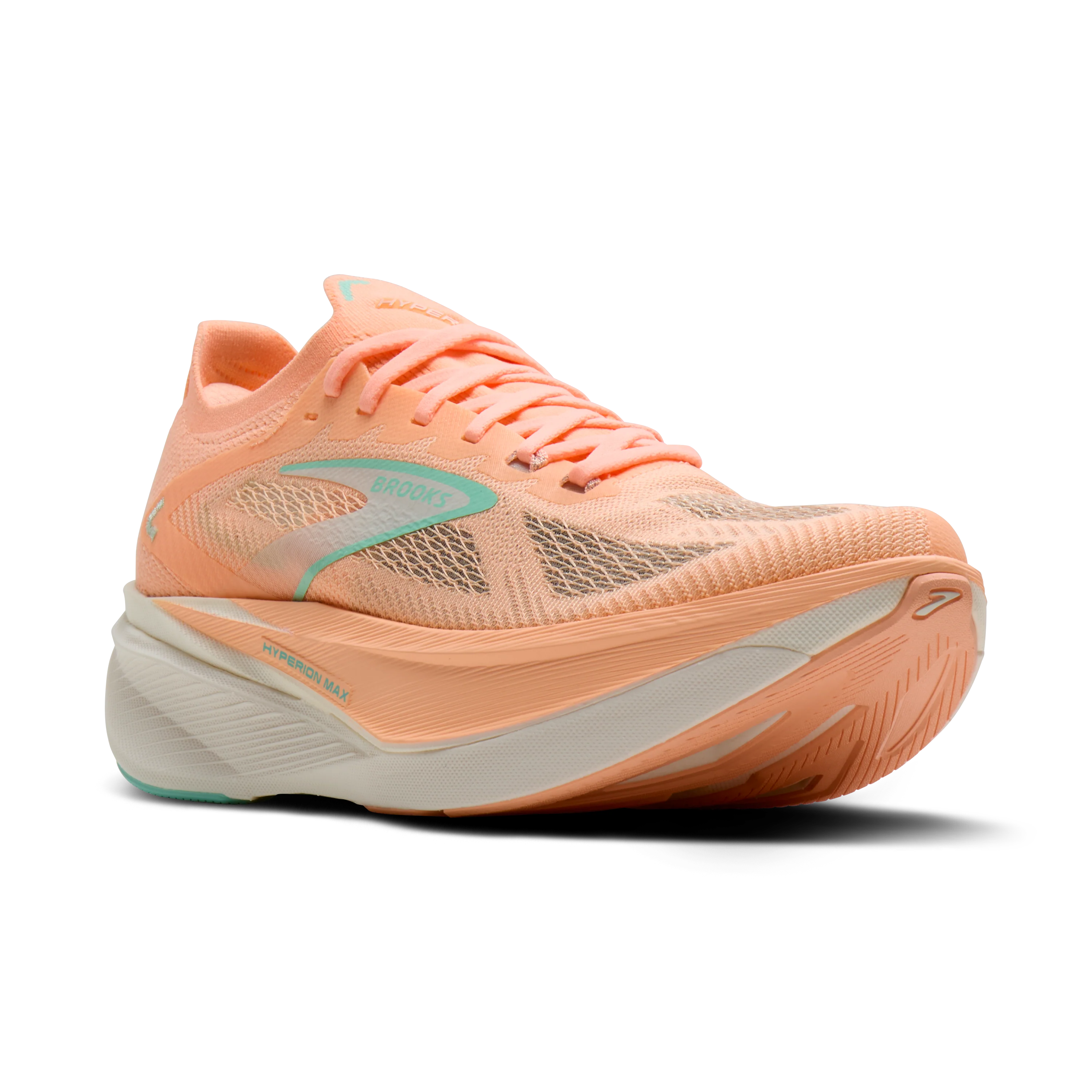 Brooks Womens Hyperion Max 3 - Coral/Yucca/Coconut - Neutral - SS26 - Image 3