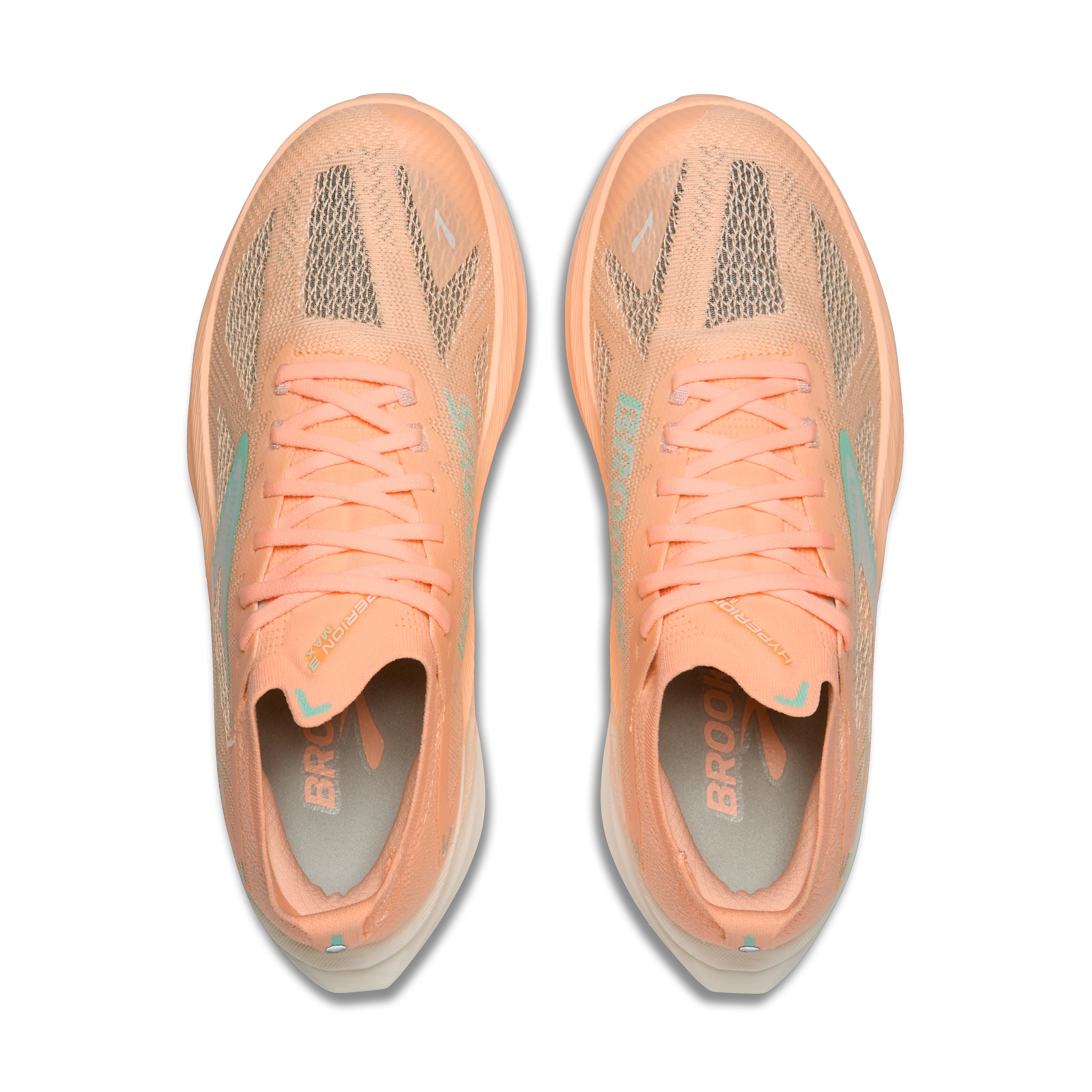 Brooks Womens Hyperion Max 3 - Coral/Yucca/Coconut - Neutral - SS26 - Image 7