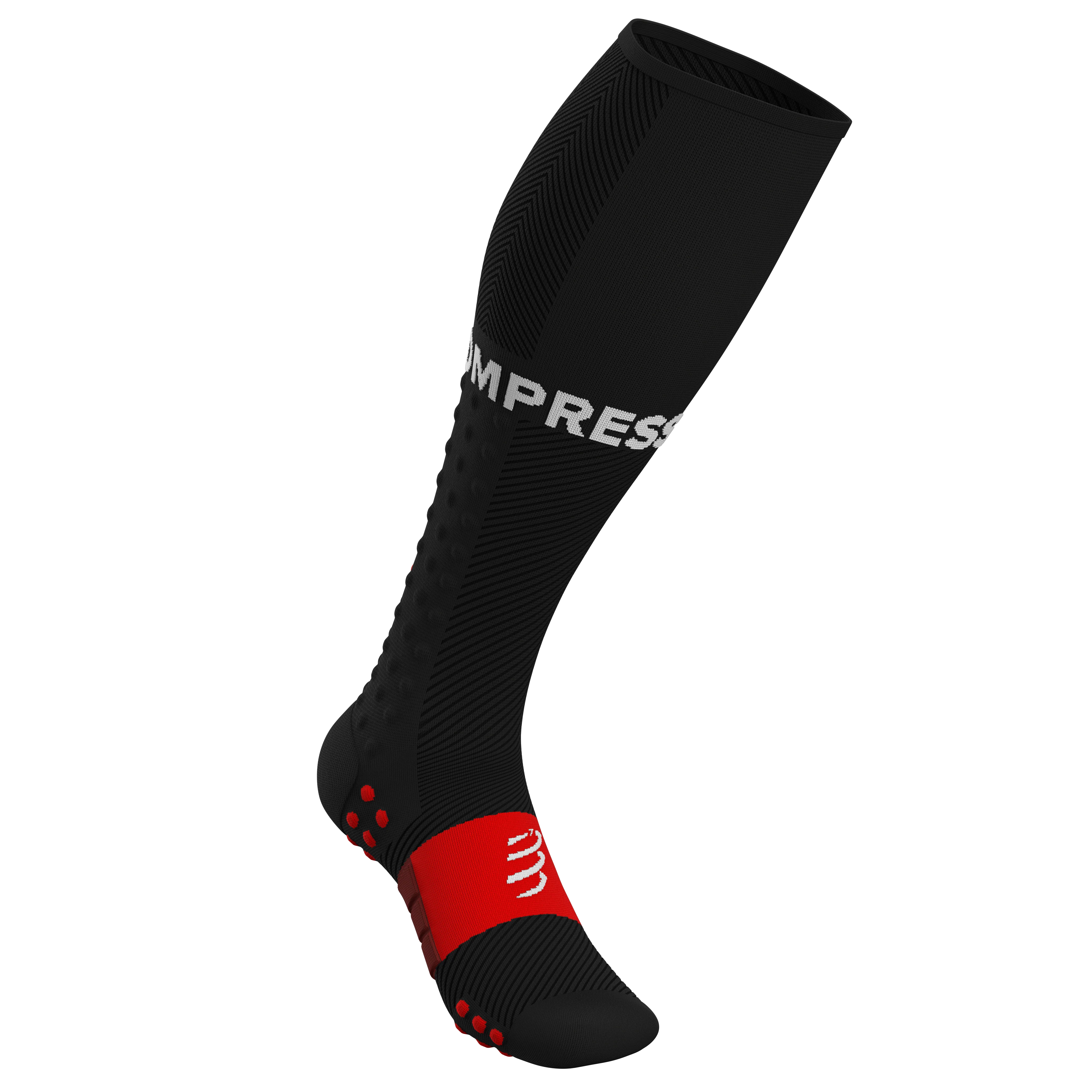 Compressport Full Run Socks - Black/Red - Image 2