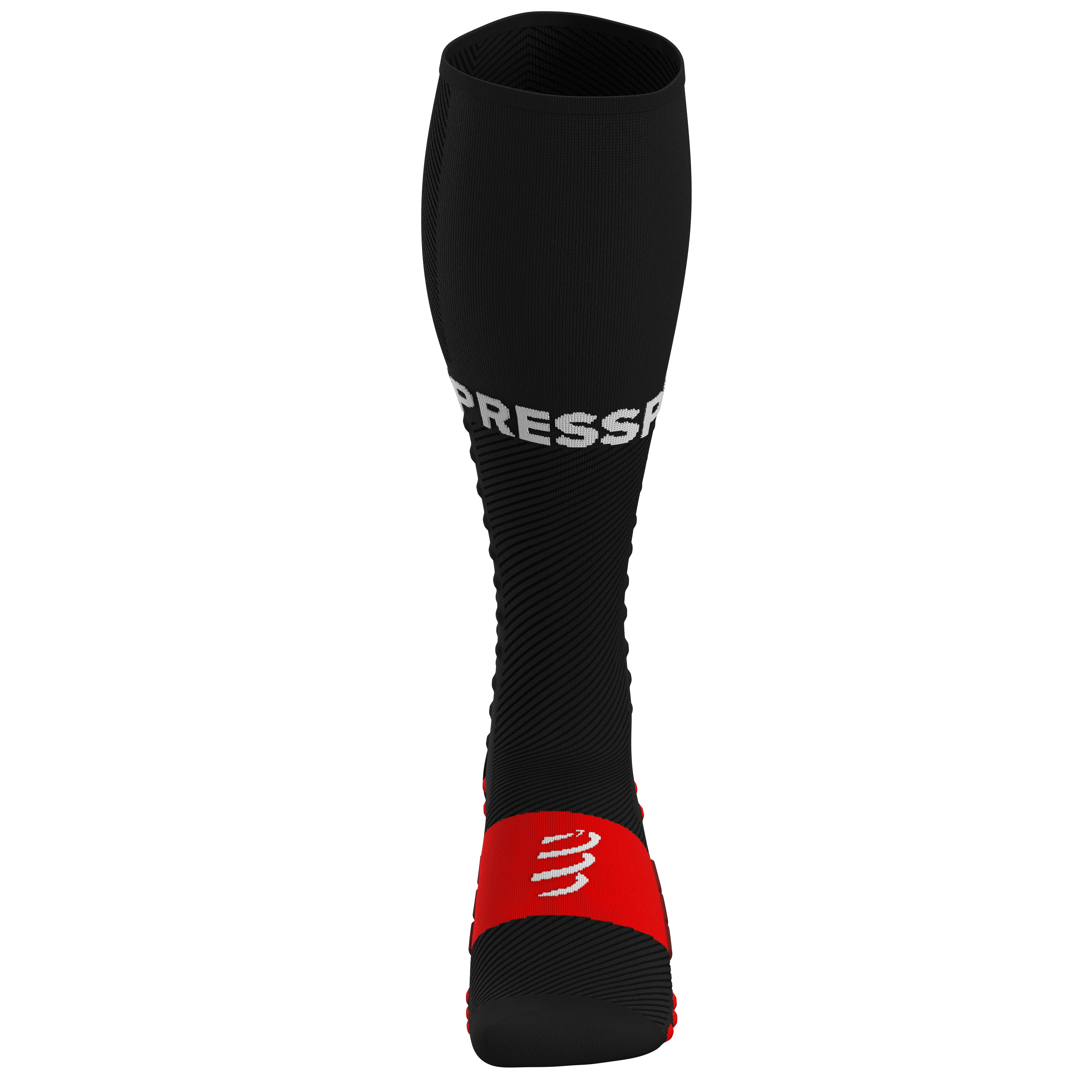 Compressport Full Run Socks - Black/Red - Image 3