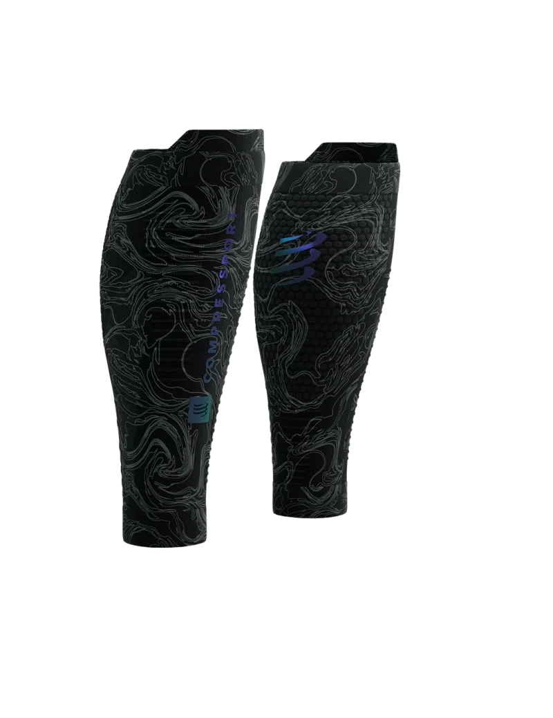 Compressport R2 3.0 Compression Sleeve - Black/Aurora