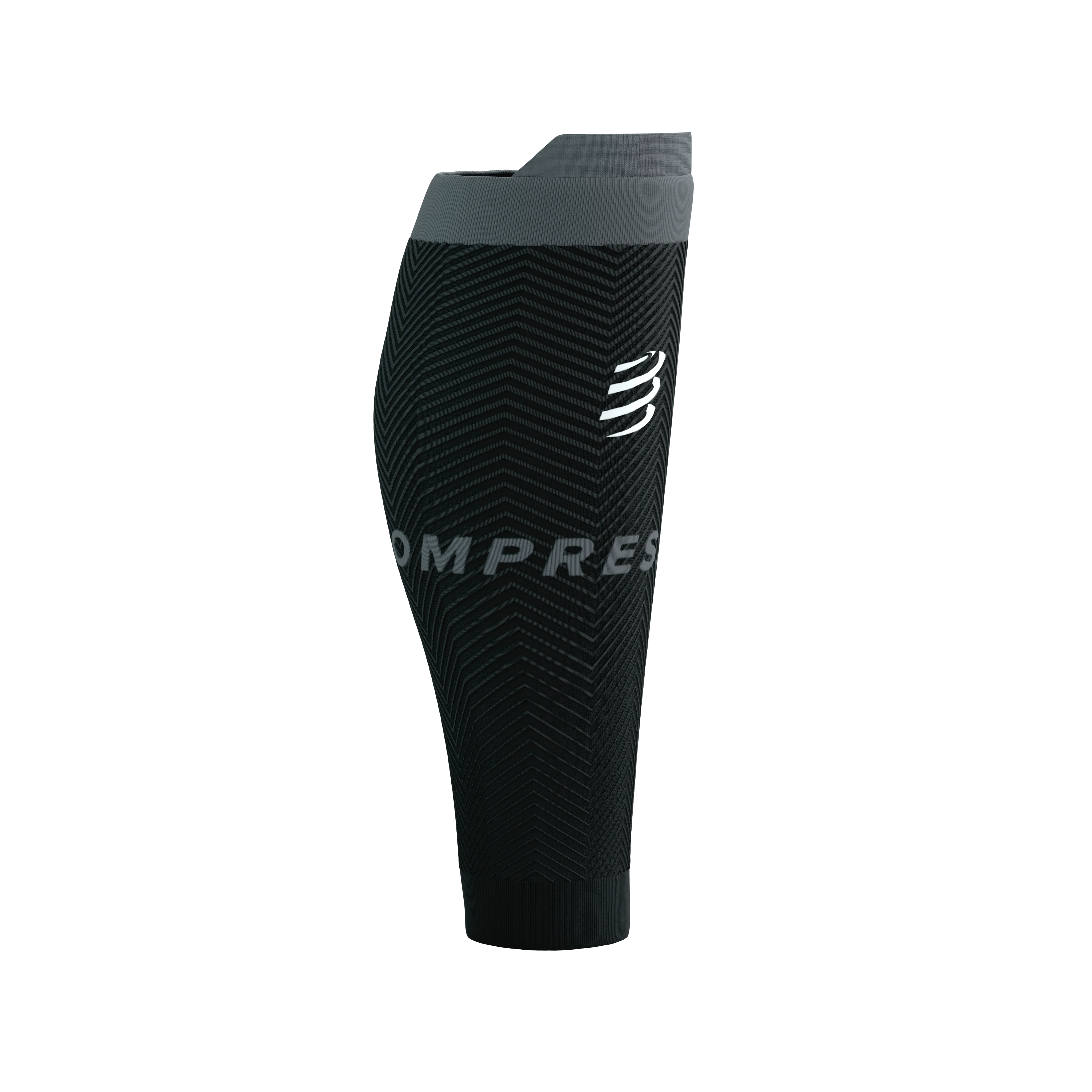 Compressport R2 Oxygen Compression Sleeve - Black/Steel Grey - Image 2