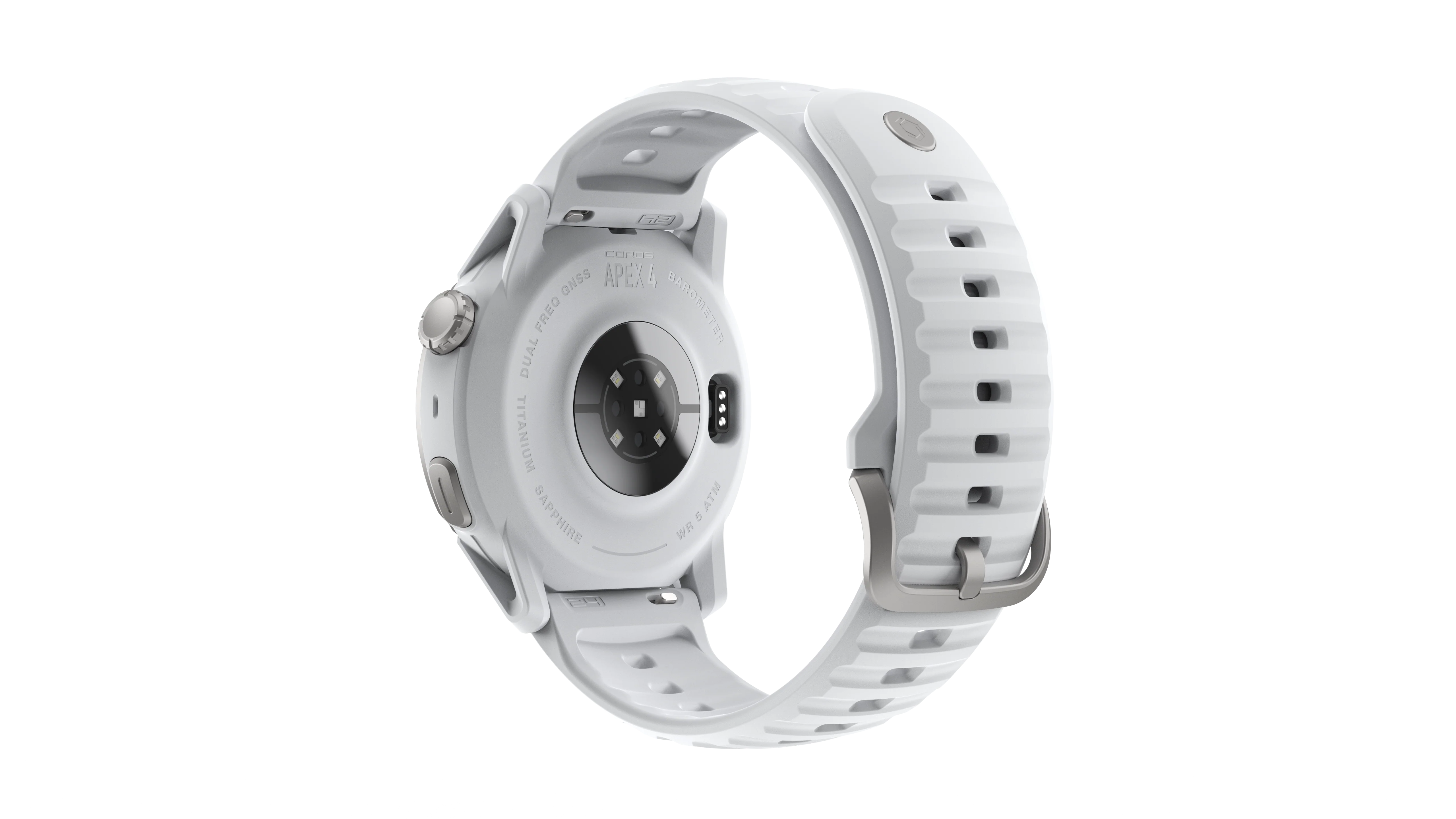 Coros Apex 4 GPS Sport Watch 46mm - One Size - White - Unisex - Image 3