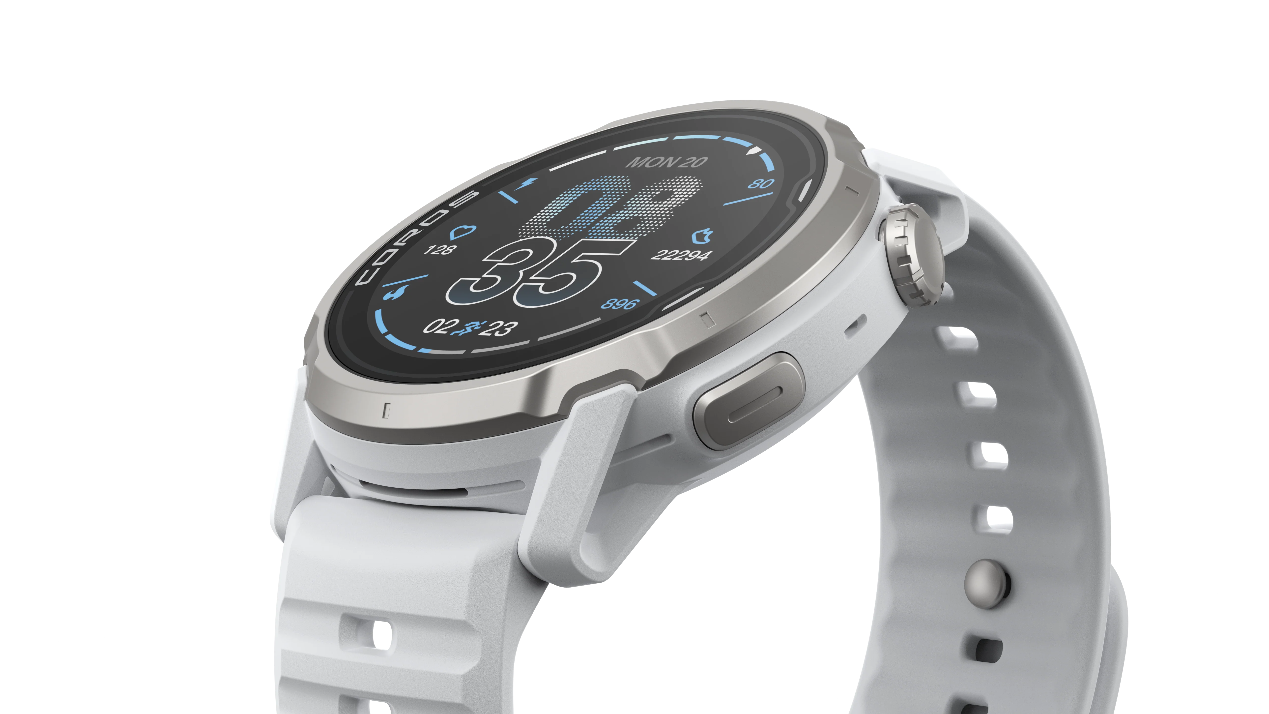 Coros Apex 4 GPS Sport Watch 46mm - One Size - White - Unisex - Image 4