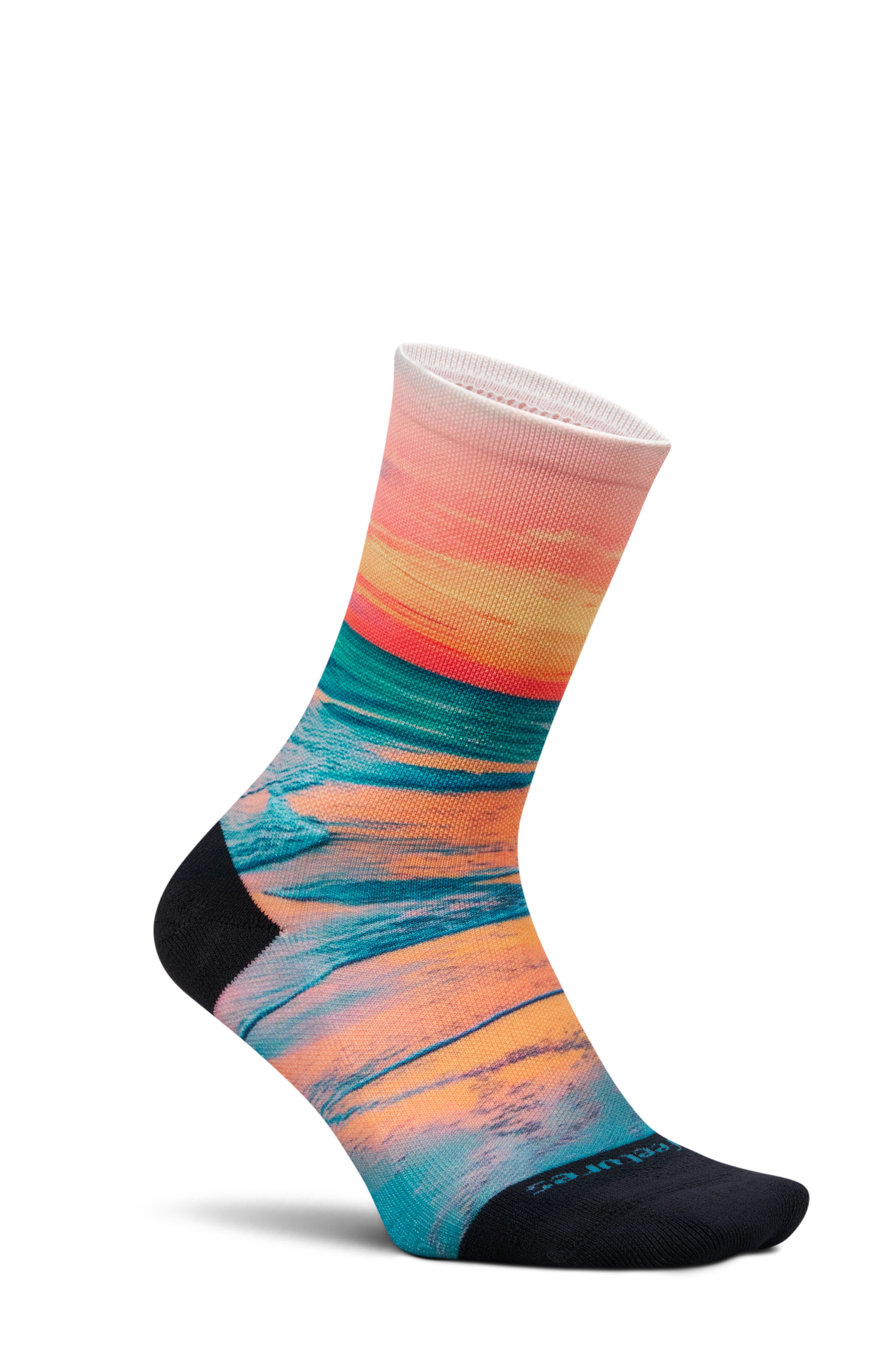 Feetures Elite Light Cushion Mini Crew - Landscape Ltd - Sunset Glow - SS26 - Image 5