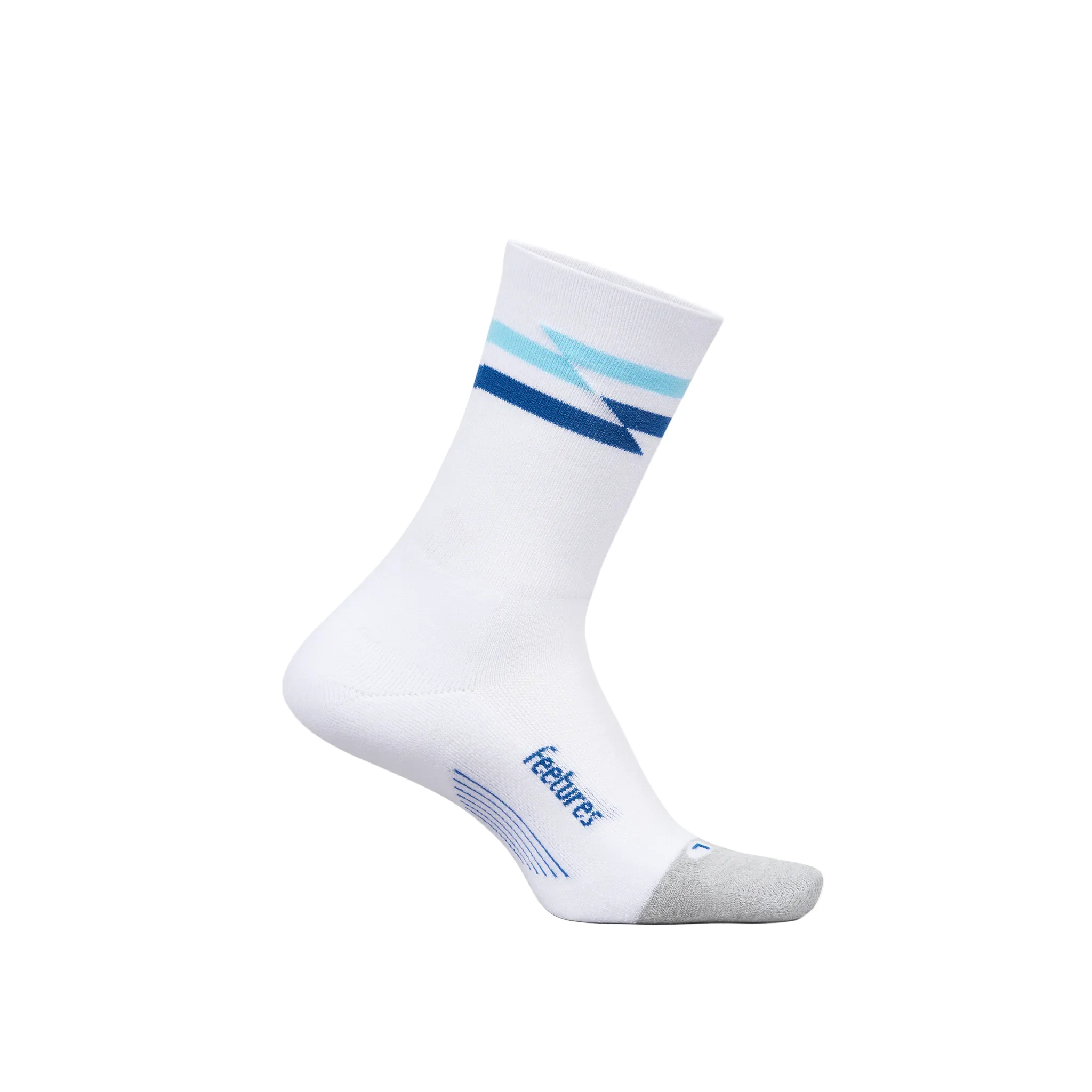 Feetures Elite Light Cushion Mini Crew - White Truck - SS26