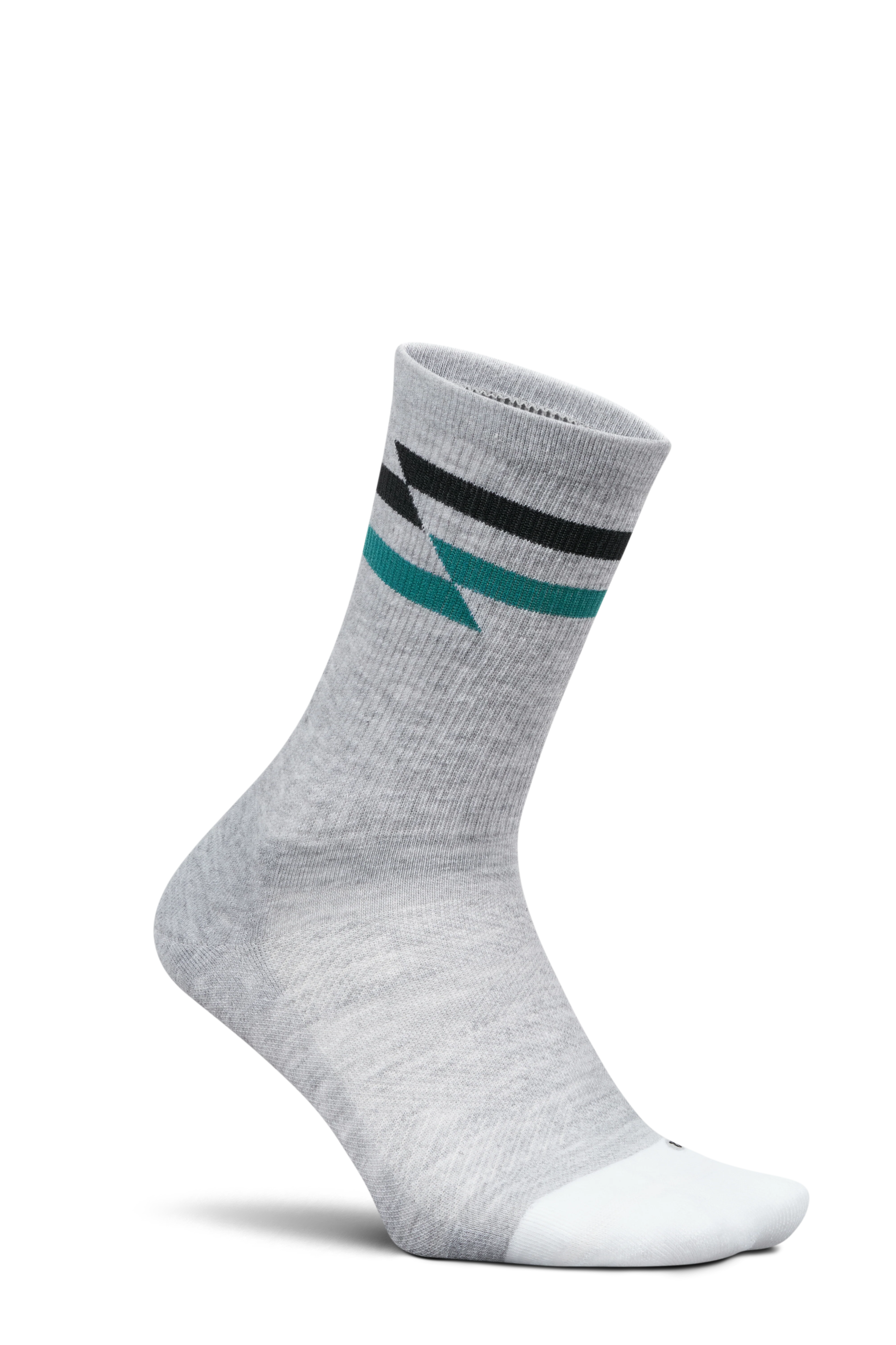 Feetures Elite Max Cushion Mini Crew - Gray Track - SS26 - Image 5