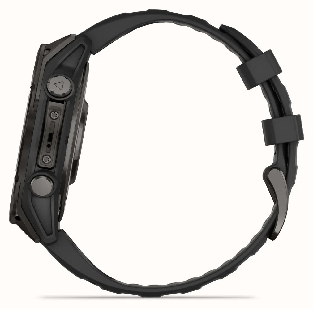 Garmin Fenix 8 - 43mm, AMOLED - Sapphire, Carbon Grey/Black Silicone - Image 9
