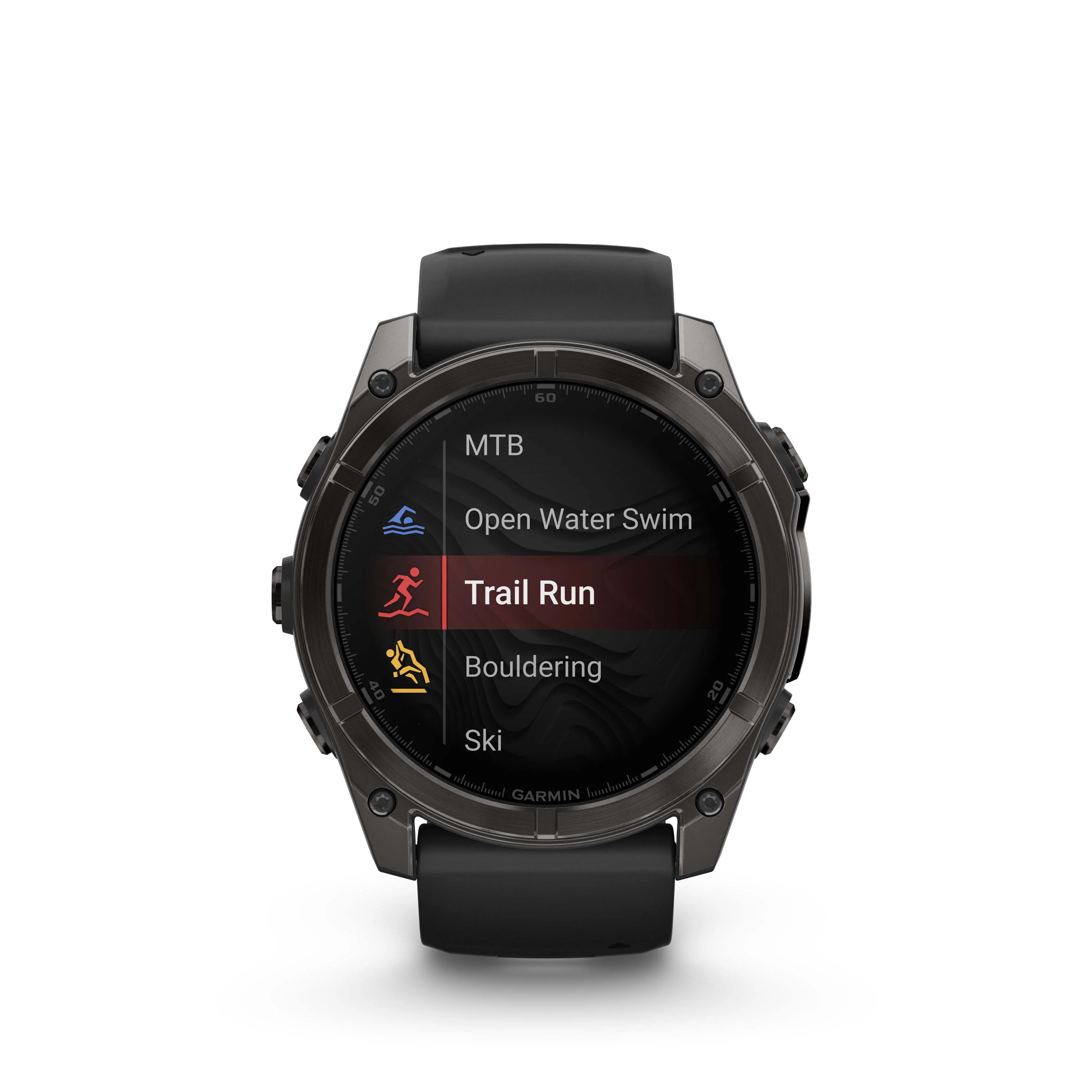 Garmin Fenix 8 - 51mm, AMOLED - Sapphire, Carbon Grey DLC with Black/Pebble Grey Silicone Band - Image 3