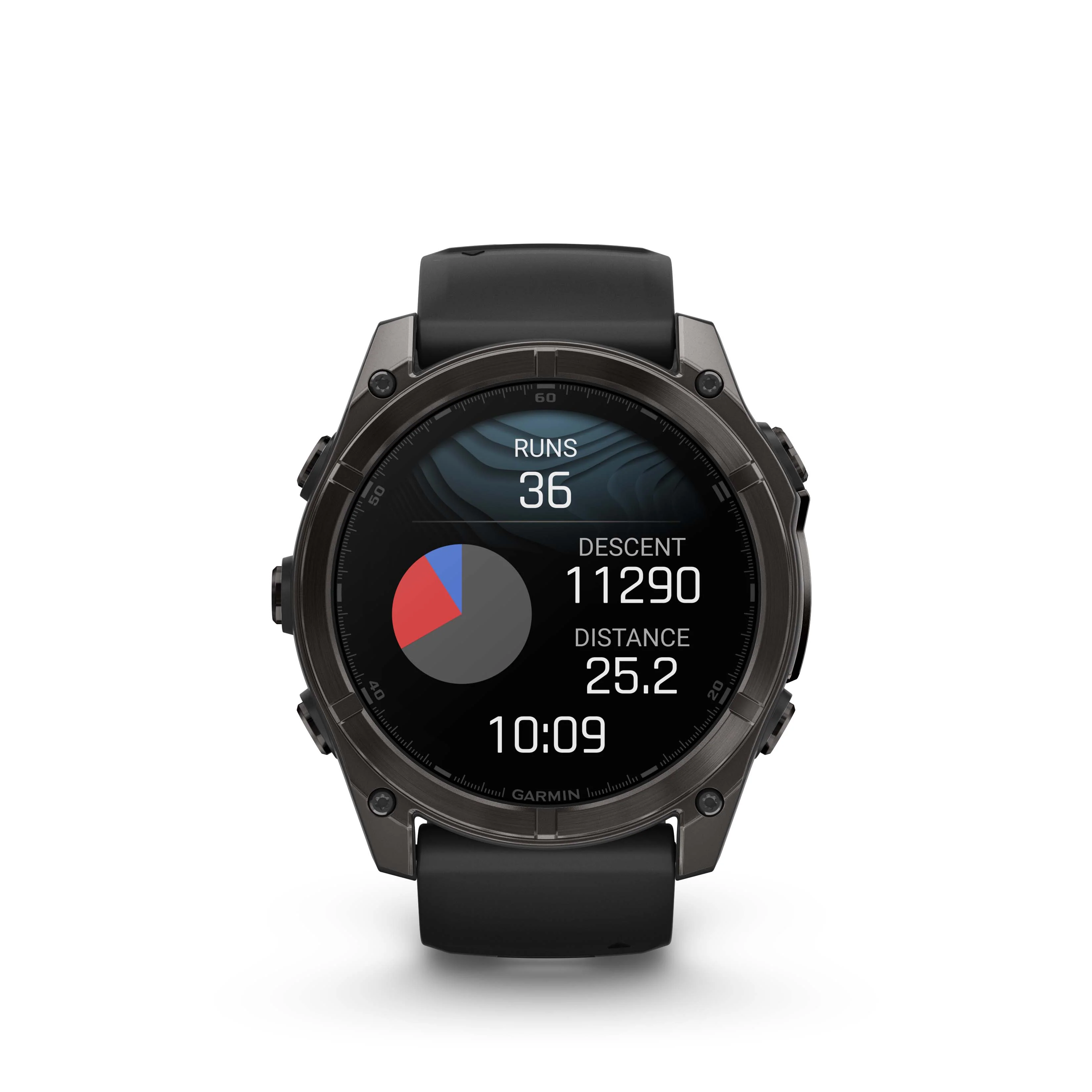 Garmin Fenix 8 - 51mm, AMOLED - Sapphire, Carbon Grey DLC with Black/Pebble Grey Silicone Band - Image 7