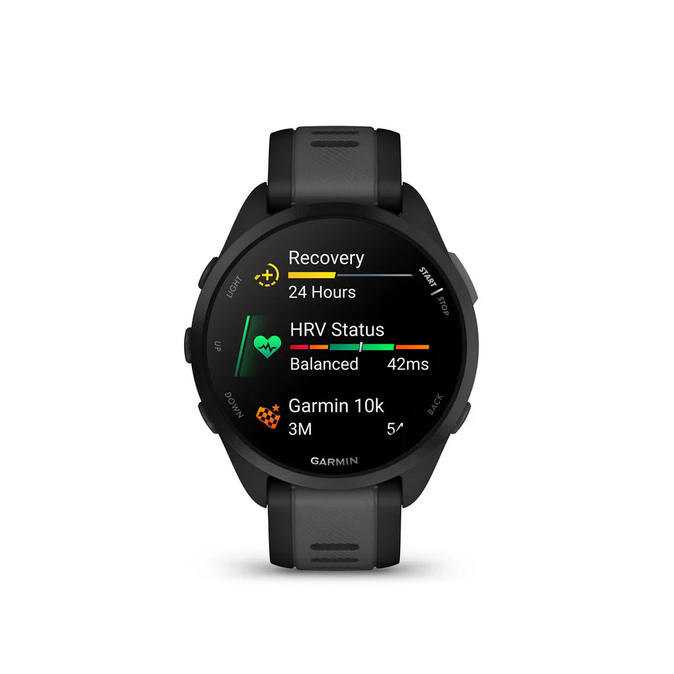Garmin Forerunner 165 - 43mm - Black/Slate/Grey - Image 3