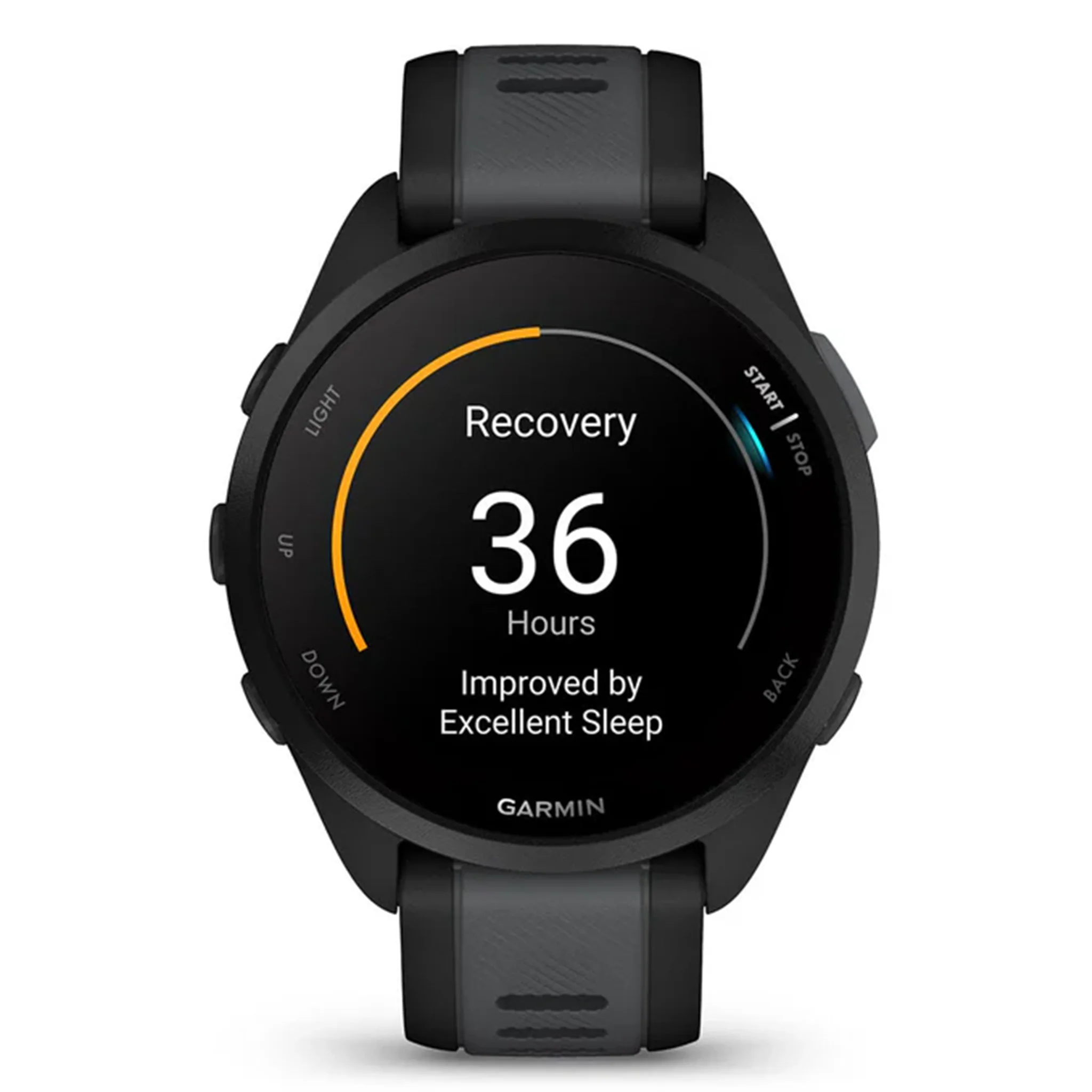 Garmin Forerunner 165 - 43mm - Black/Slate/Grey - Image 4