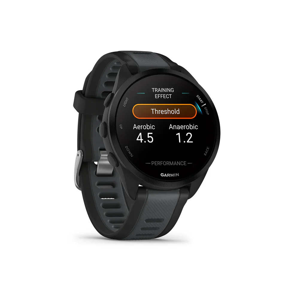 Garmin Forerunner 165 - 43mm - Black/Slate/Grey - Image 7