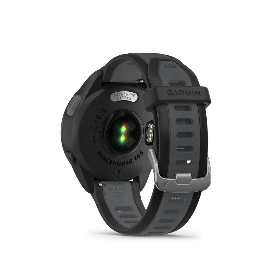 Garmin Forerunner 165 - 43mm - Black/Slate/Grey - Image 8
