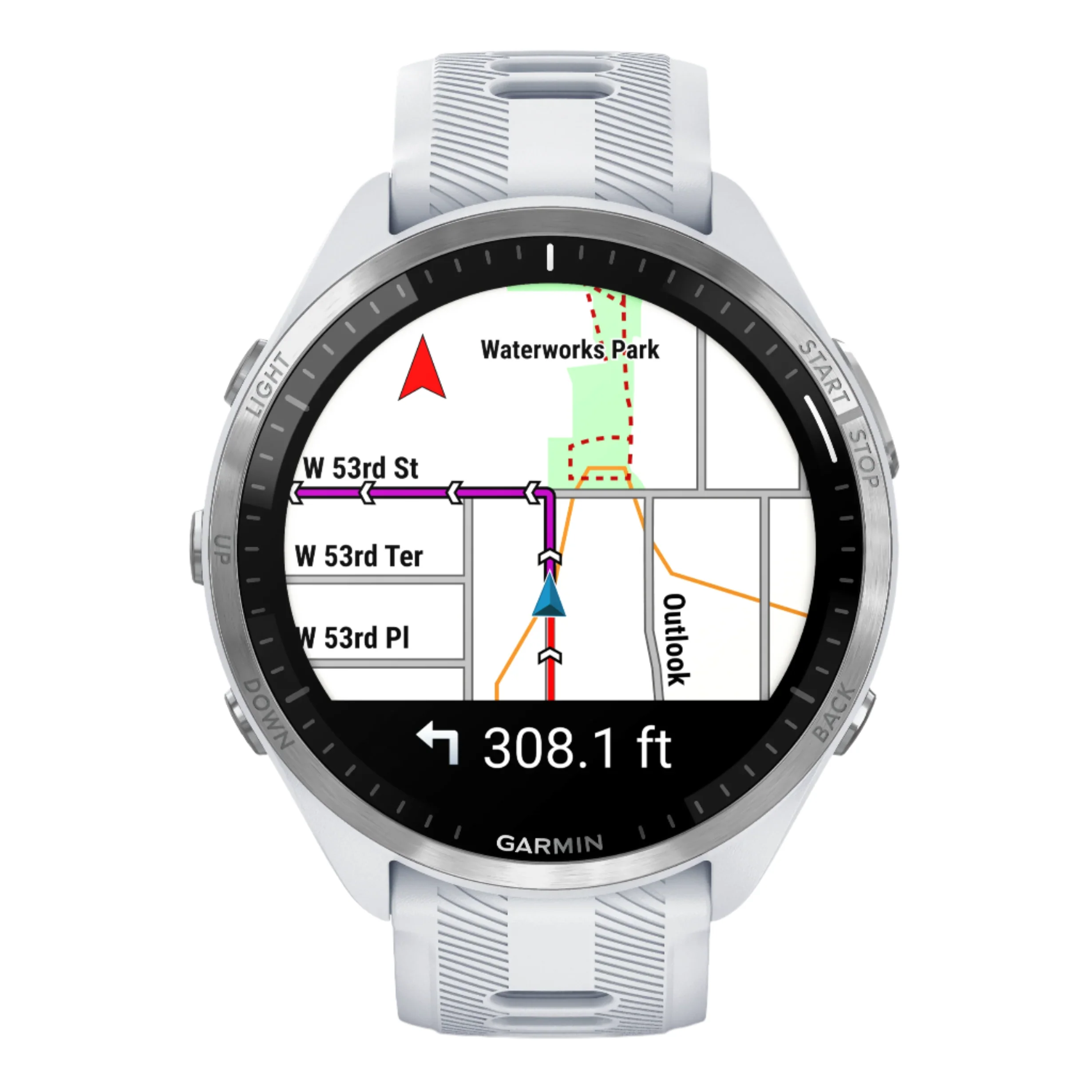 Garmin Forerunner 965 - 47mm - Whitestone - Image 4