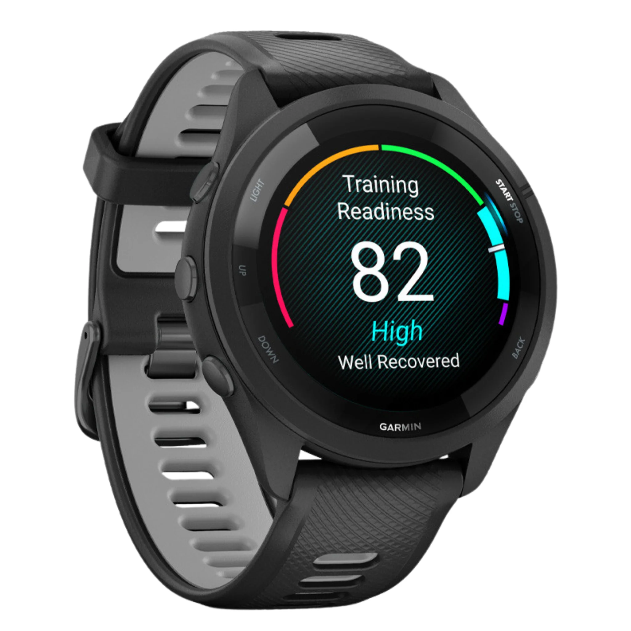 Garmin Forerunner 265 Music 46mm - Black/Slate Grey - Image 3