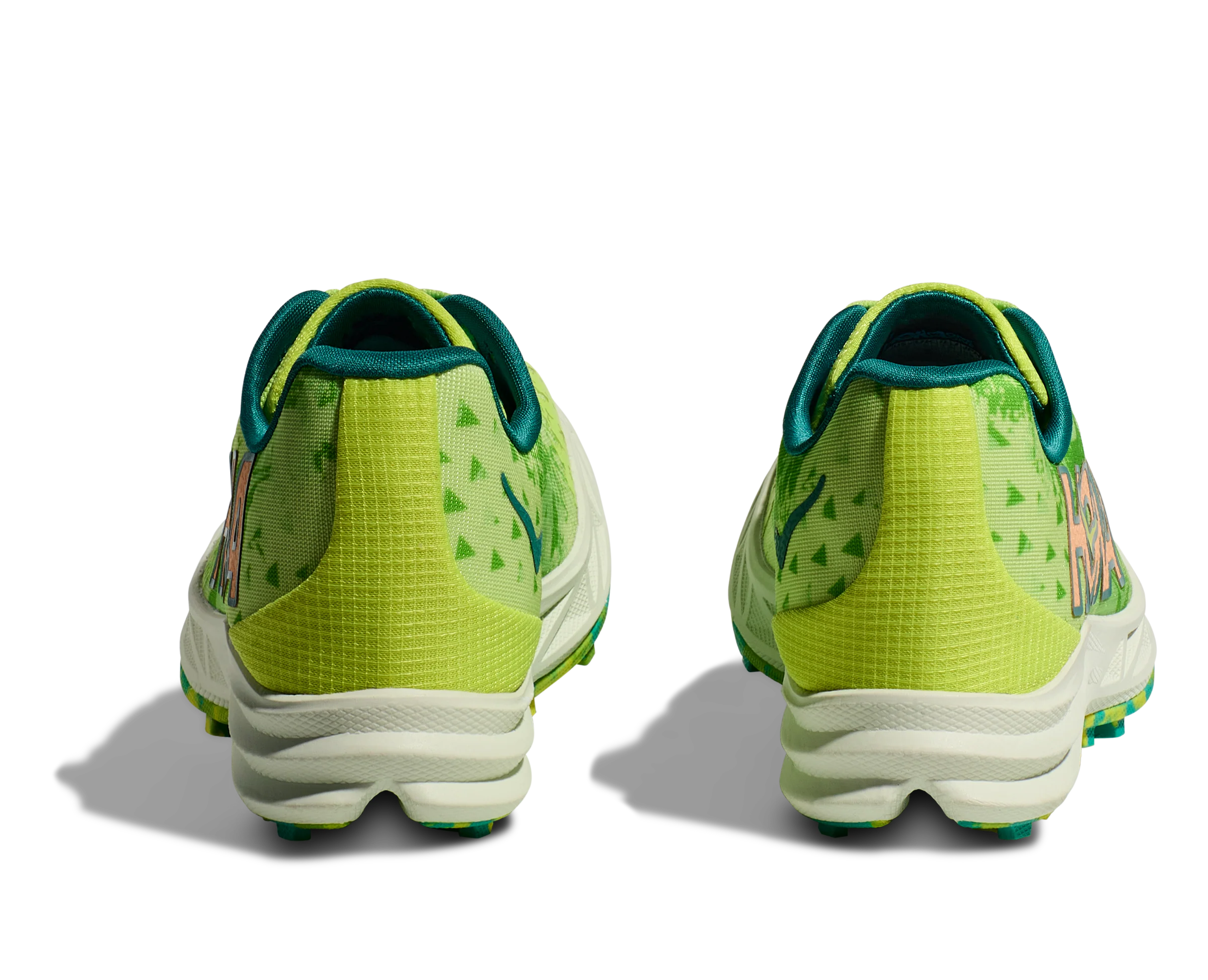 Hoka Crescendo Cross Country Spikes - Lettuce/Electric Lime - Image 6