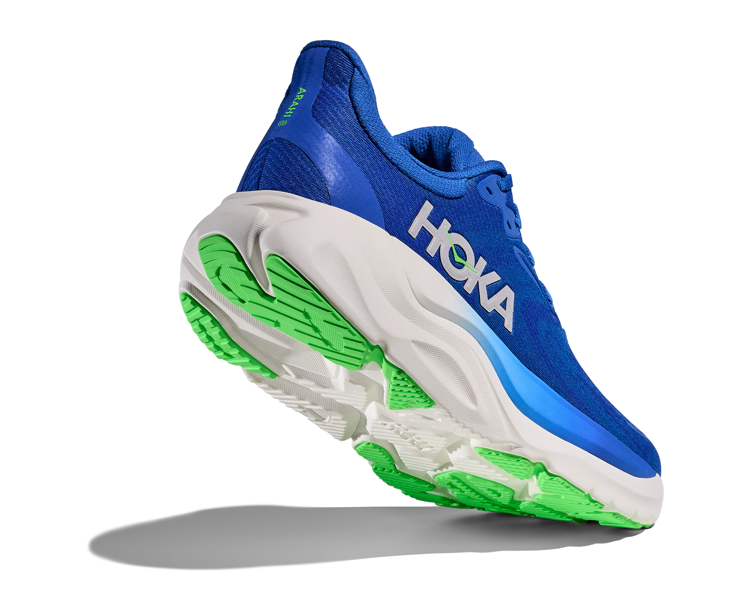 Hoka Mens Arahi 8 - Cobalt Blue/Neon Green - Stability - SS26 - Image 5