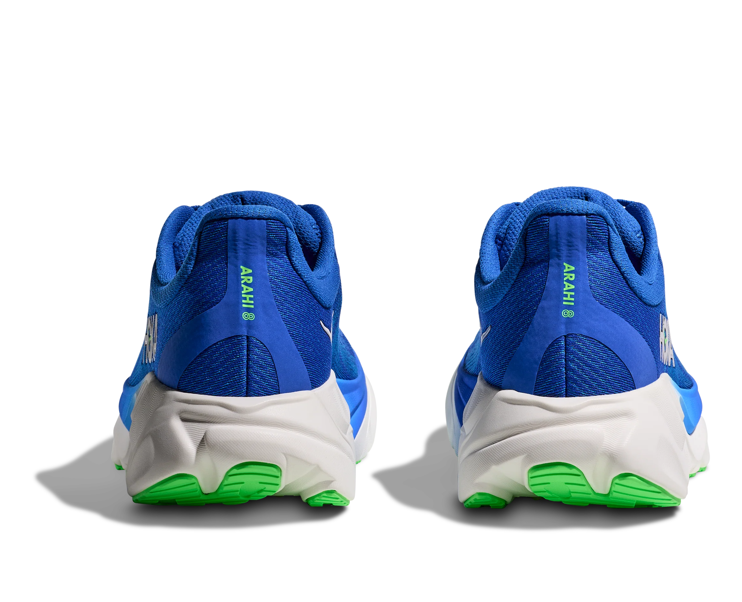 Hoka Mens Arahi 8 - Cobalt Blue/Neon Green - Stability - SS26 - Image 6