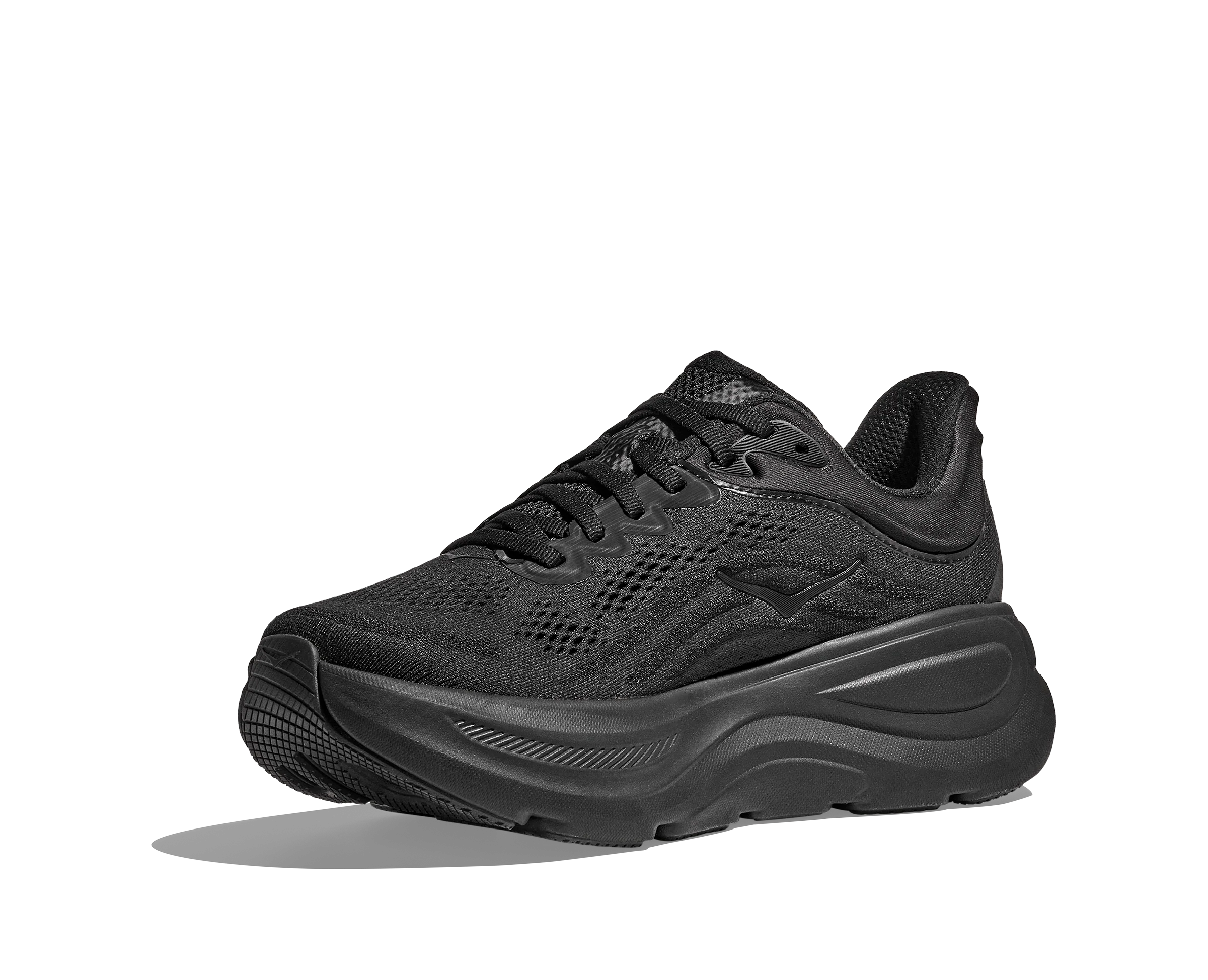 Hoka Mens Bondi 9 - Black/Black - Neutral - AW25 - Image 4