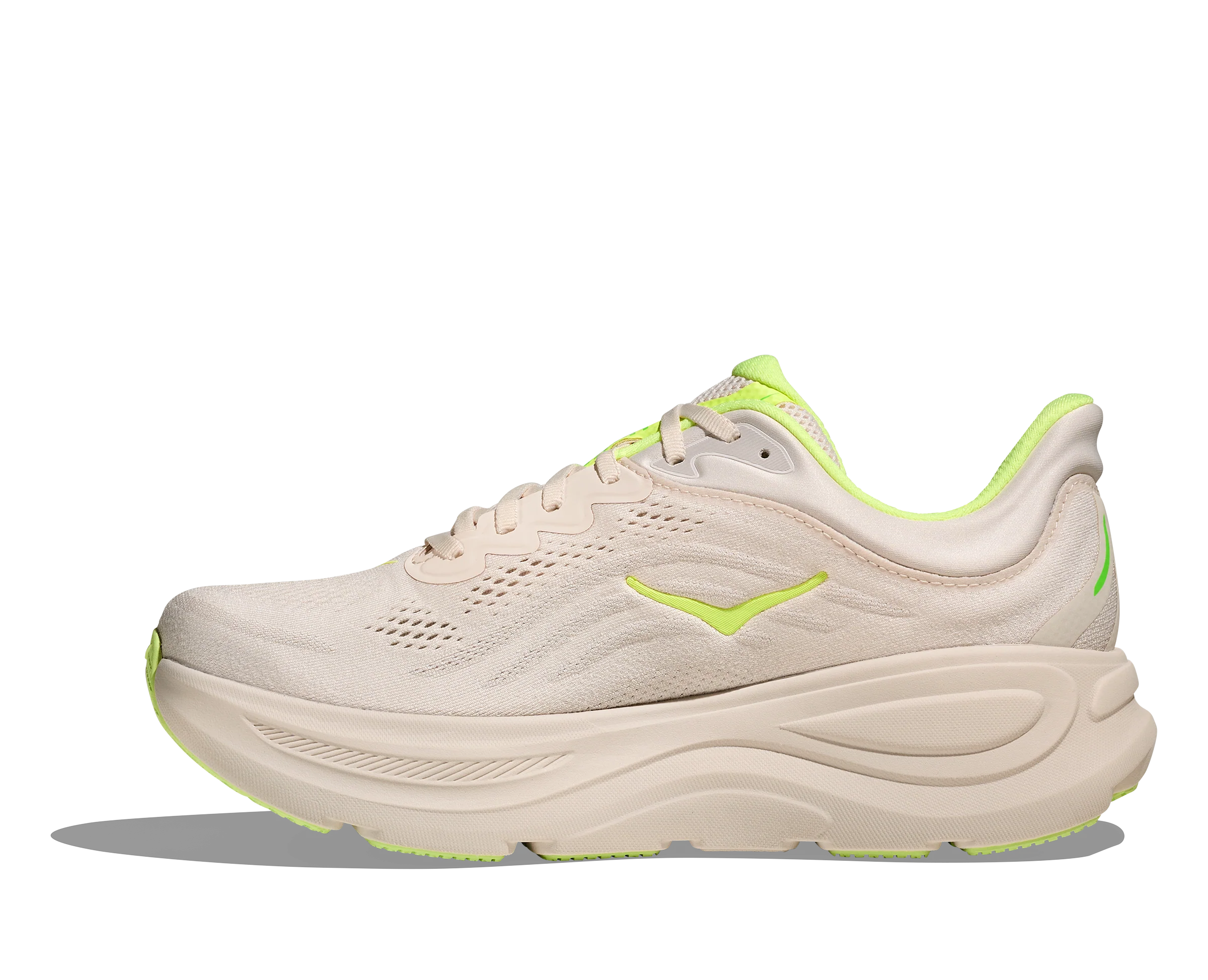 Hoka Mens Bondi 9 - Grout/Neon Yuzu - Neutral - SS26 - Image 8