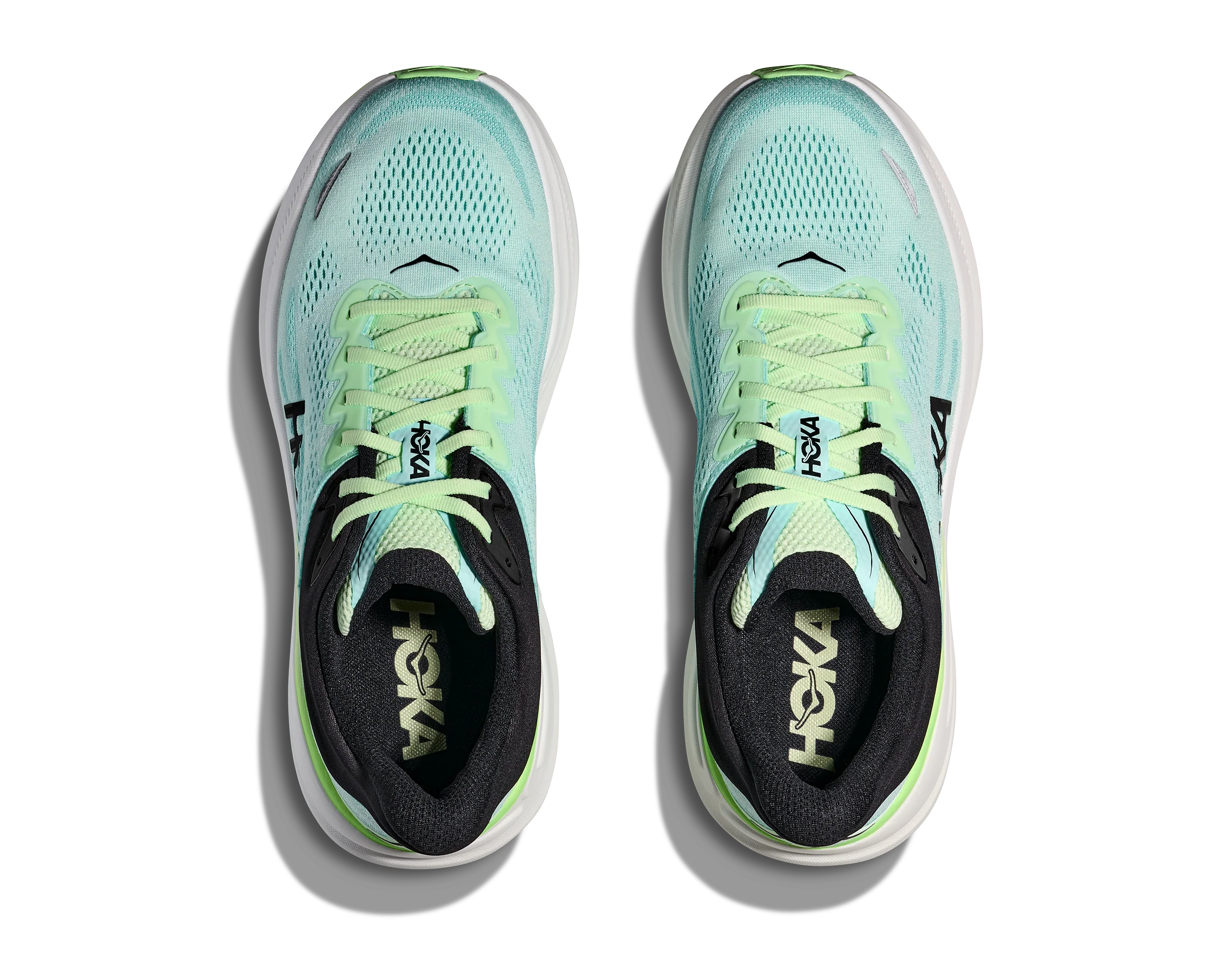 Hoka Mens Bondi 9 - Luna Moth/Blue Spark - Neutral - SS25 - Image 3