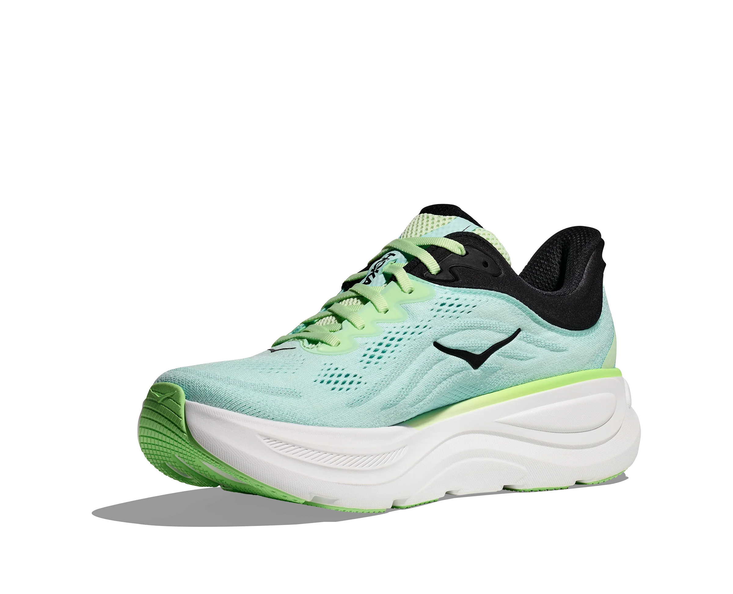 Hoka Mens Bondi 9 - Luna Moth/Blue Spark - Neutral - SS25 - Image 4