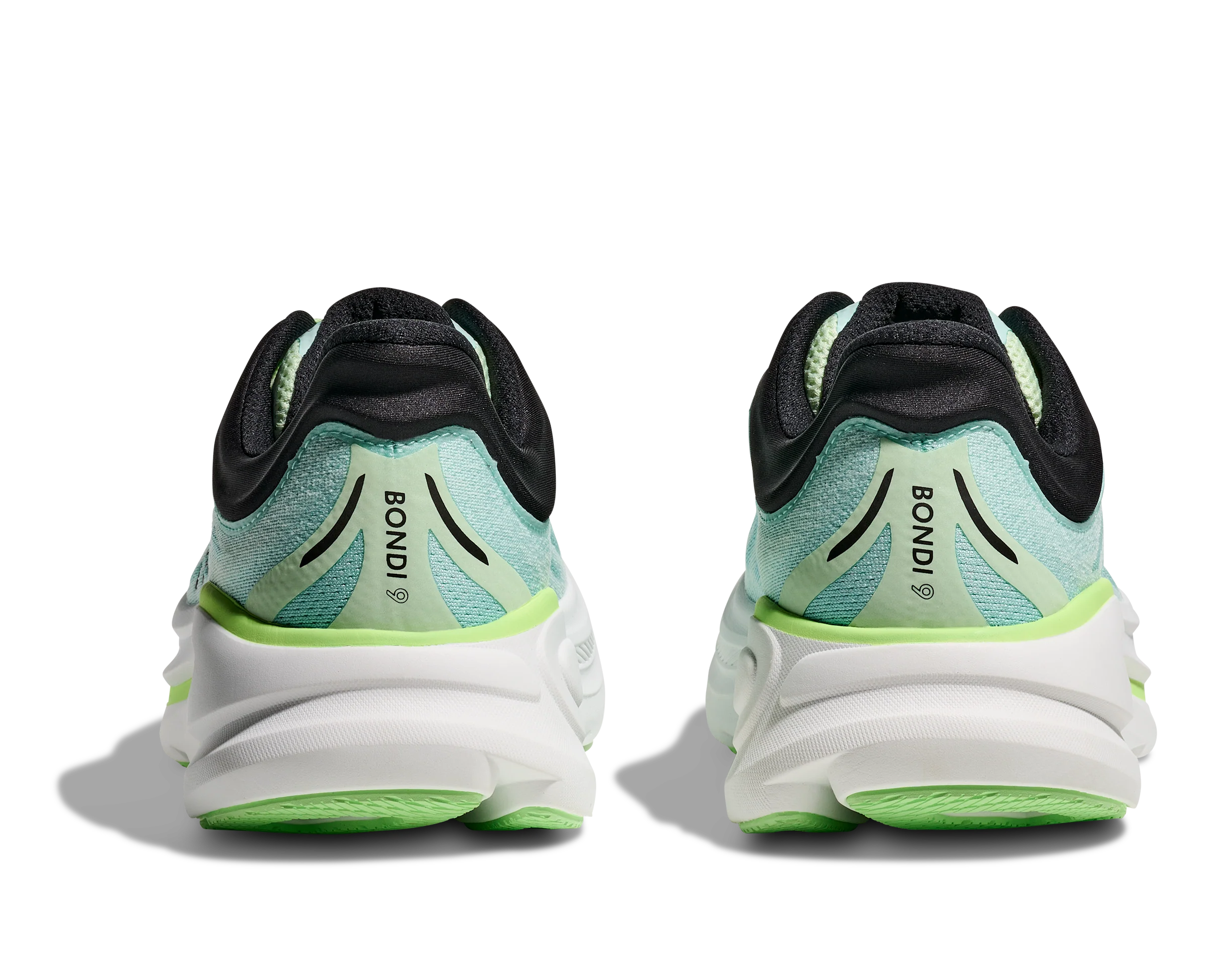 Hoka Mens Bondi 9 - Luna Moth/Blue Spark - Neutral - SS25 - Image 6