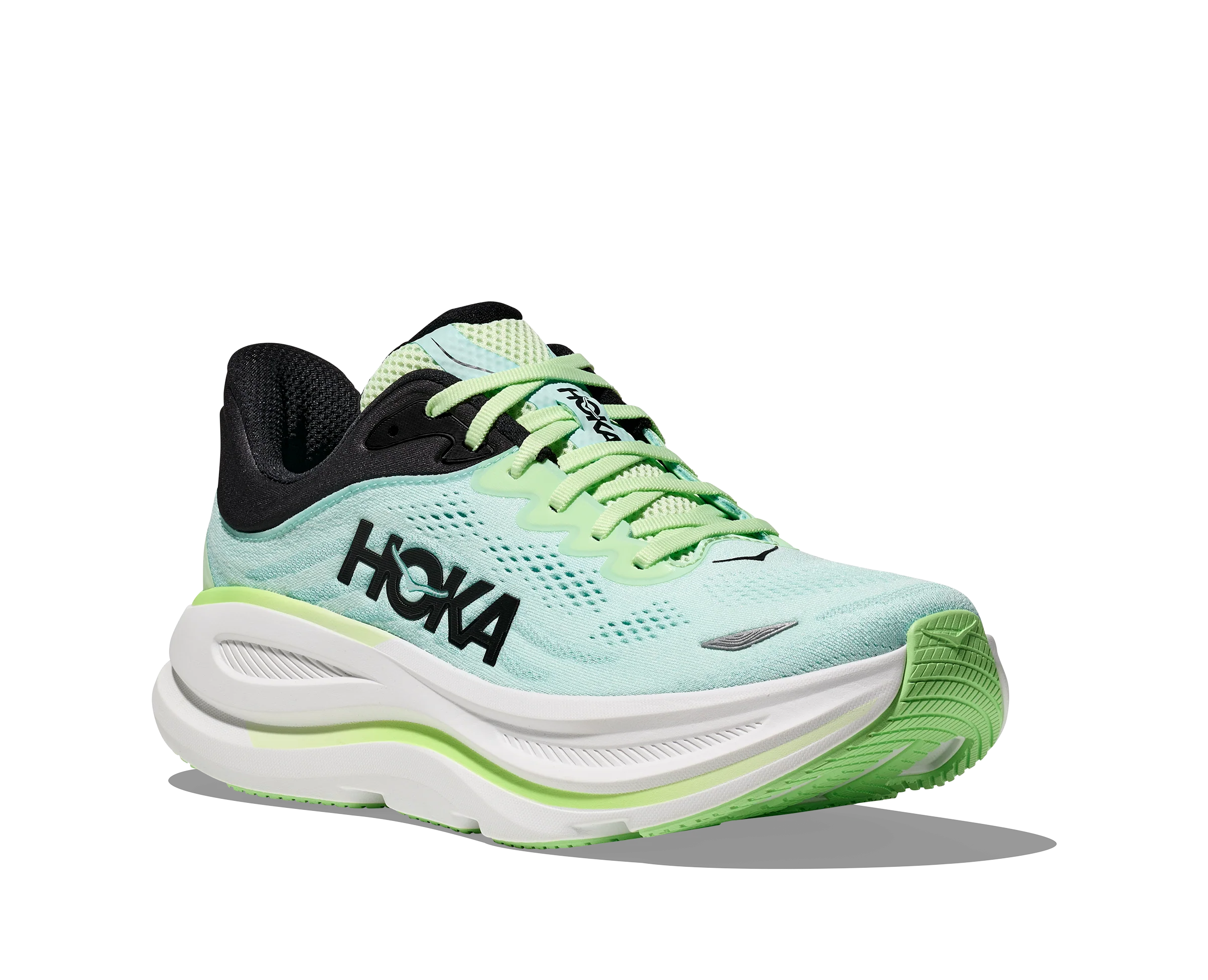 Hoka Mens Bondi 9 - Luna Moth/Blue Spark - Neutral - SS25 - Image 7