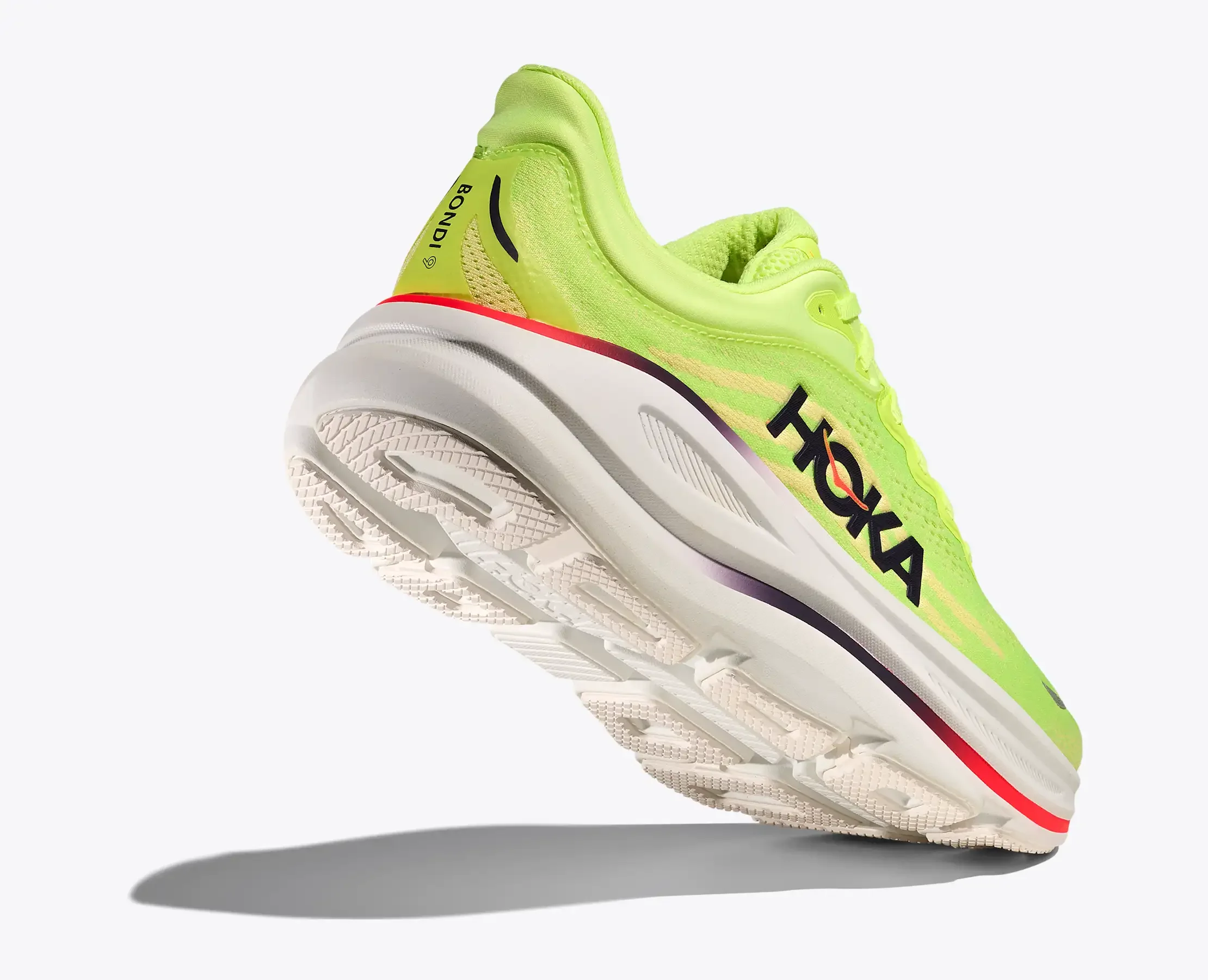 Hoka Mens Bondi 9 - Neon Yuzu/Sunlight - Neutral - SS26 - Image 5