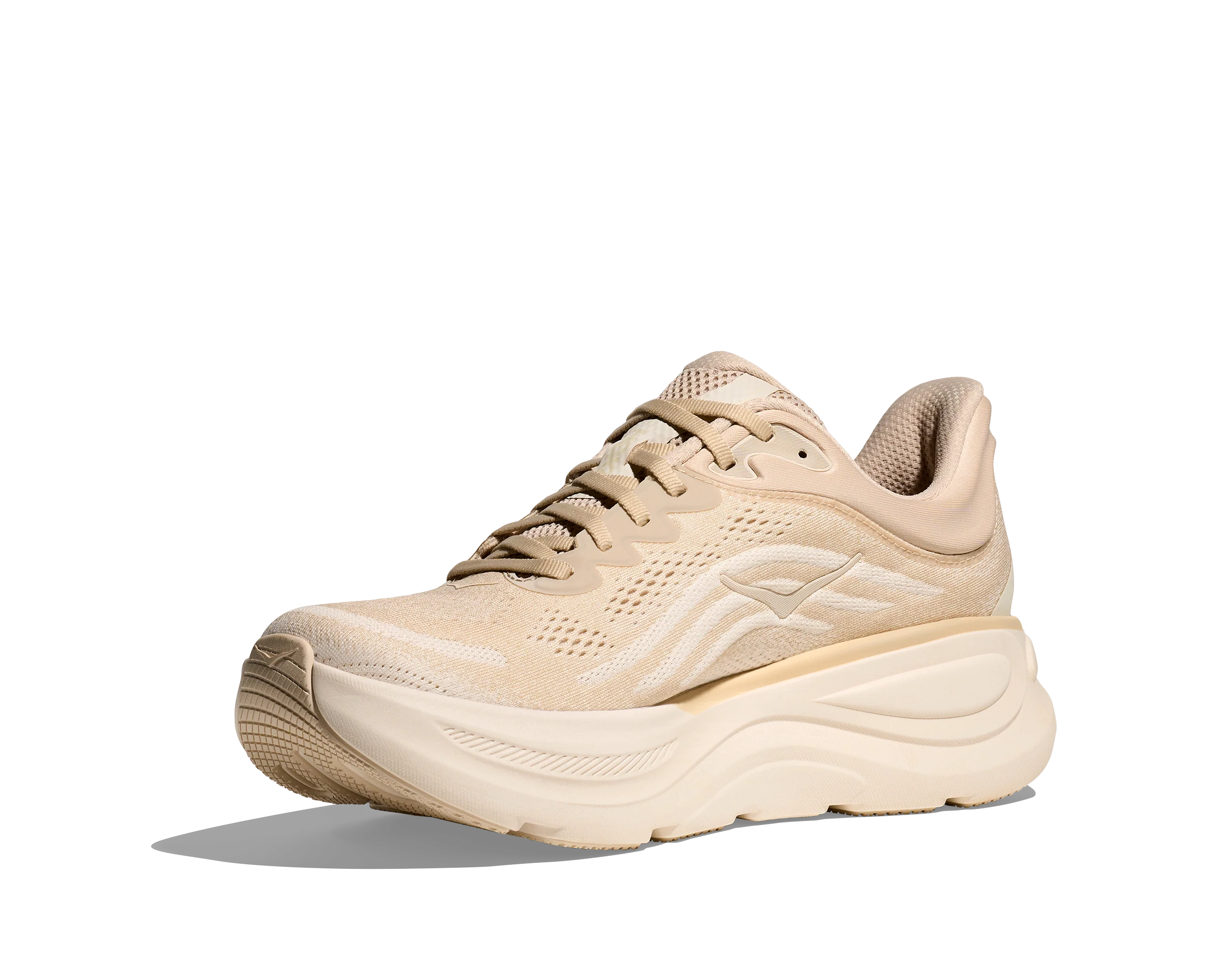 Hoka Mens Bondi 9 - Oatmeal/Oat Milk - Neutral - SS25 - Image 4
