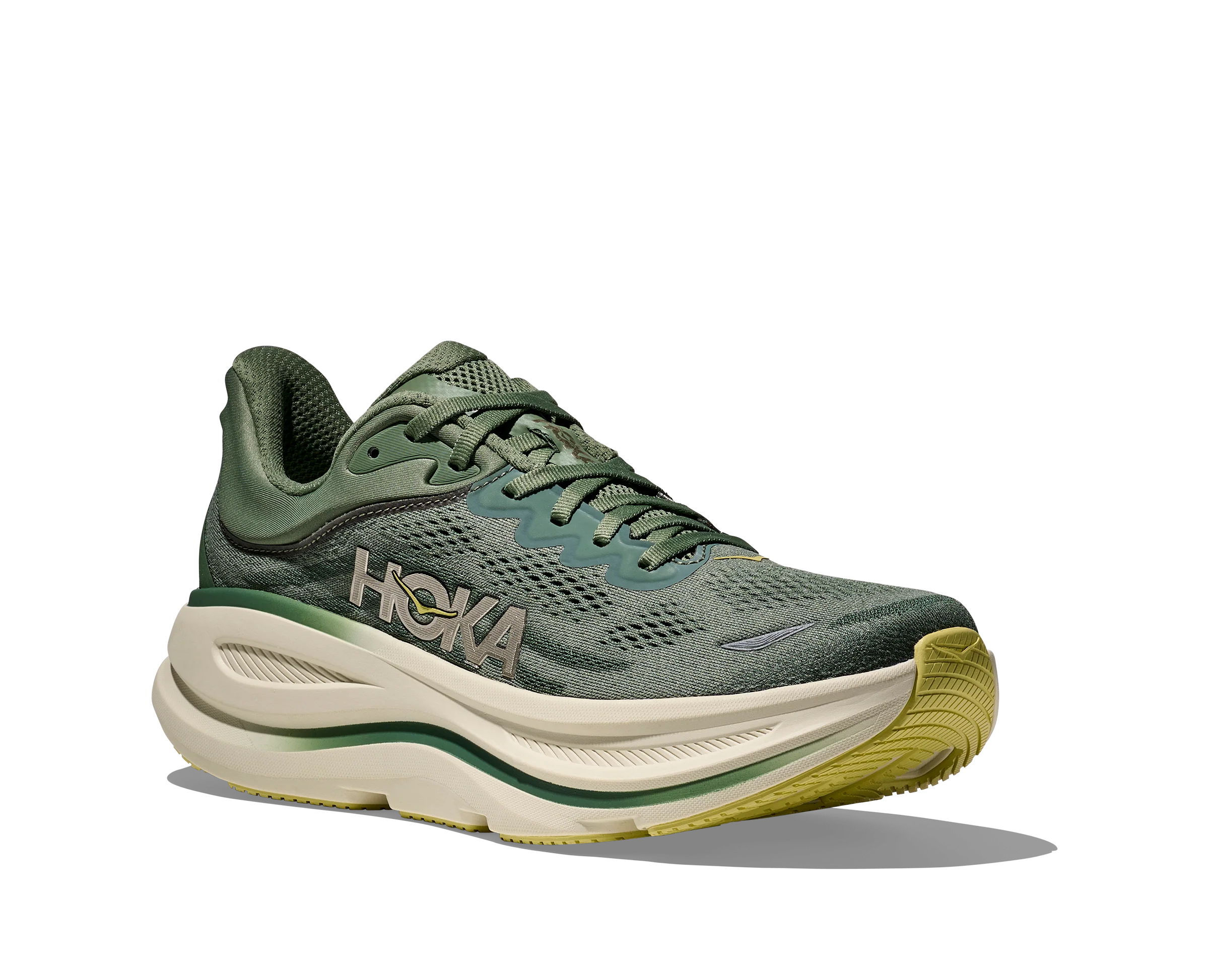 Hoka Mens Bondi 9 - Succulent/Fern - Neutral - AW25 - Image 6