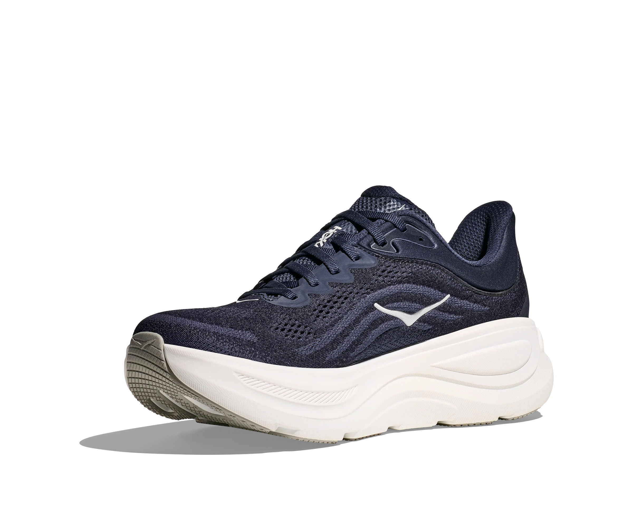 Hoka Mens Bondi 9 - Varsity Navy/White - Neutral - SS25 - Image 4