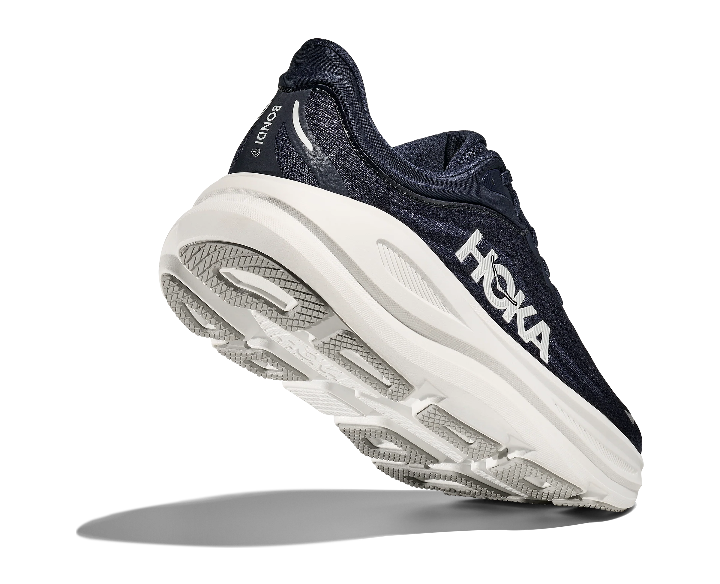 Hoka Mens Bondi 9 - Varsity Navy/White - Neutral - SS25 - Image 5