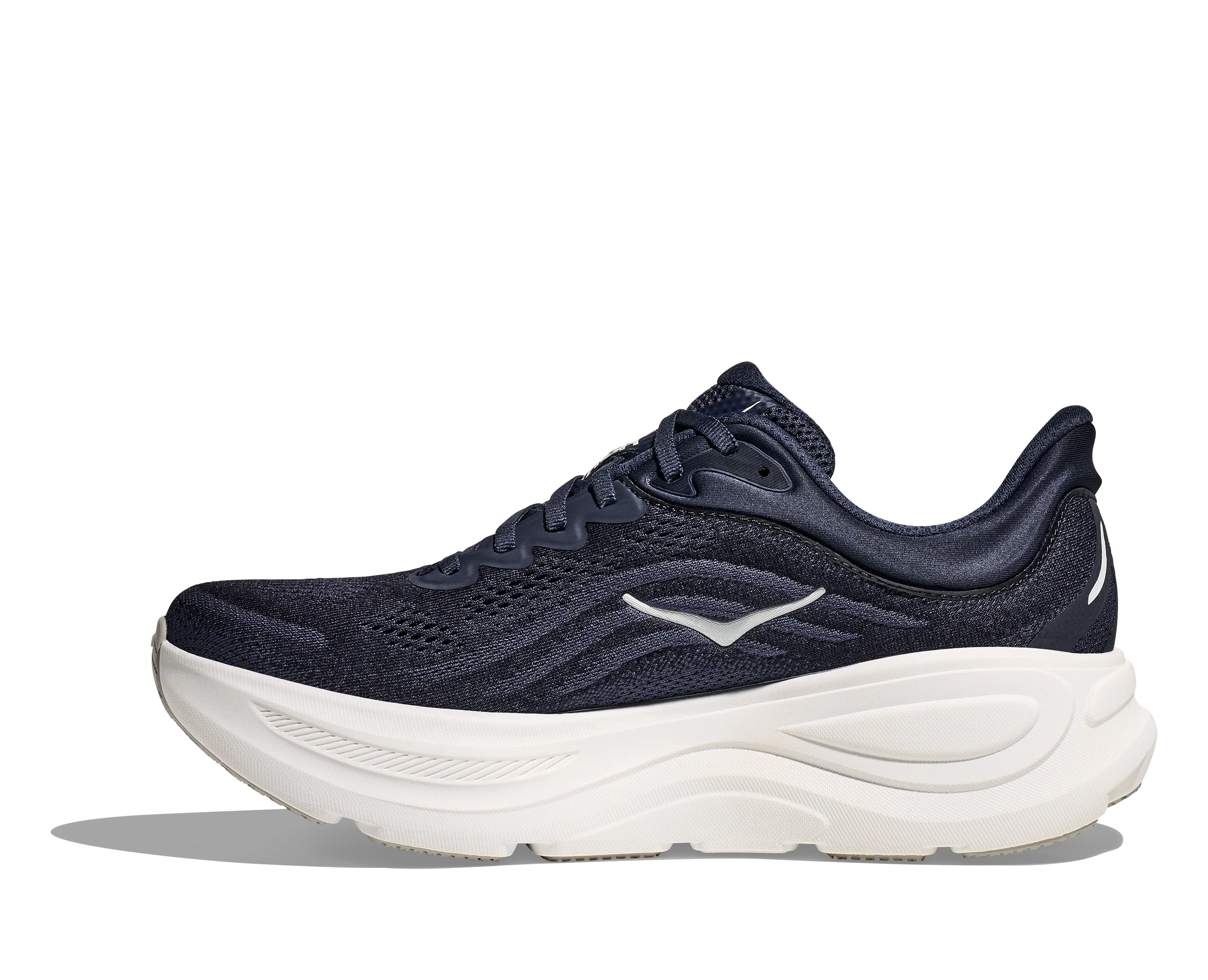 Hoka Mens Bondi 9 - Varsity Navy/White - Neutral - SS25 - Image 8