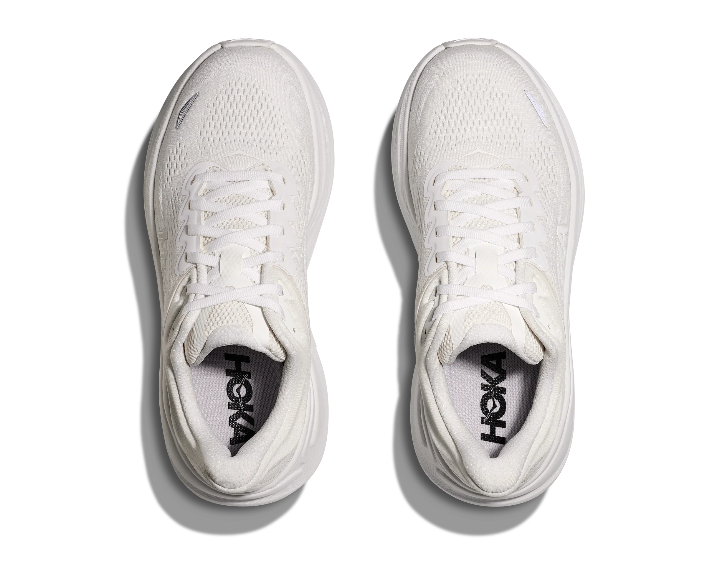 Hoka Mens Bondi 9 - White/White - Neutral - SS25 - Image 3