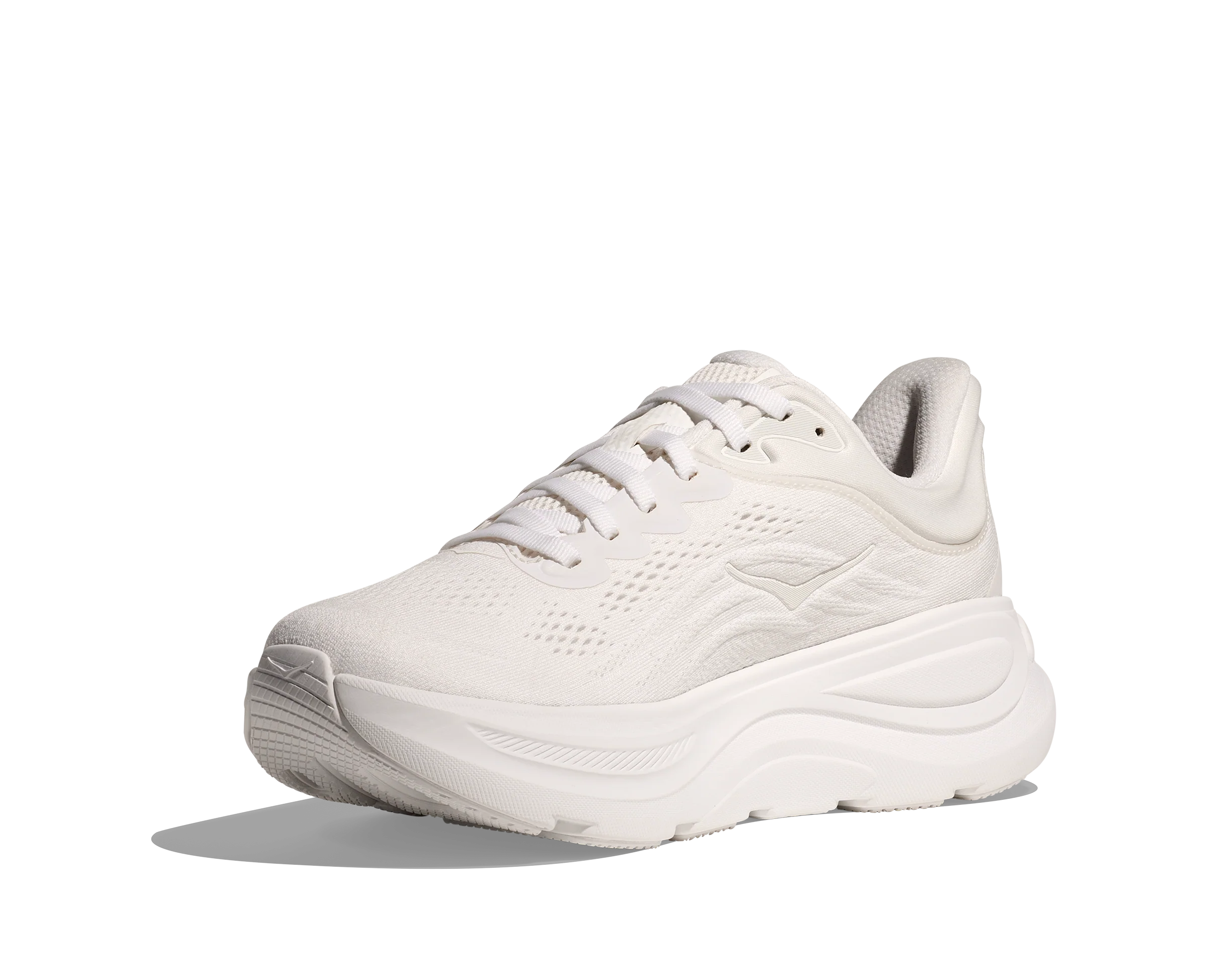 Hoka Mens Bondi 9 - White/White - Neutral - SS25 - Image 4