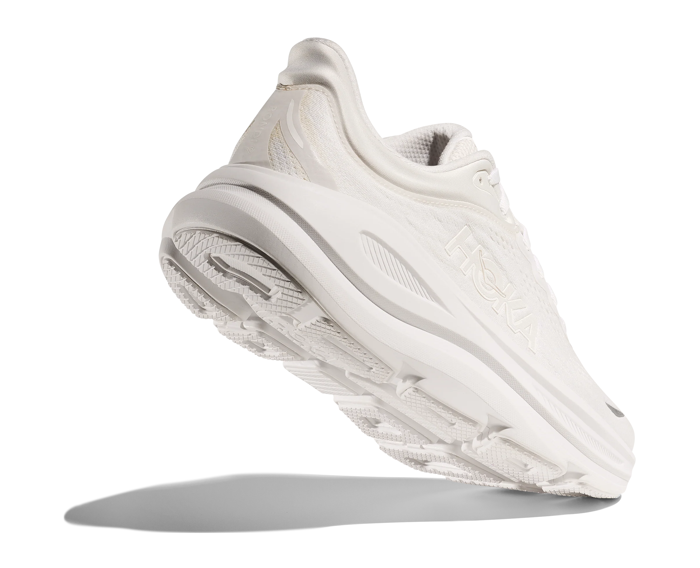 Hoka Mens Bondi 9 - White/White - Neutral - SS25 - Image 5