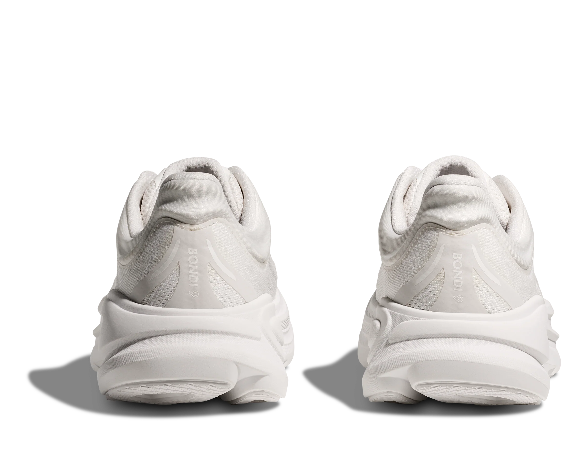 Hoka Mens Bondi 9 - White/White - Neutral - SS25 - Image 6