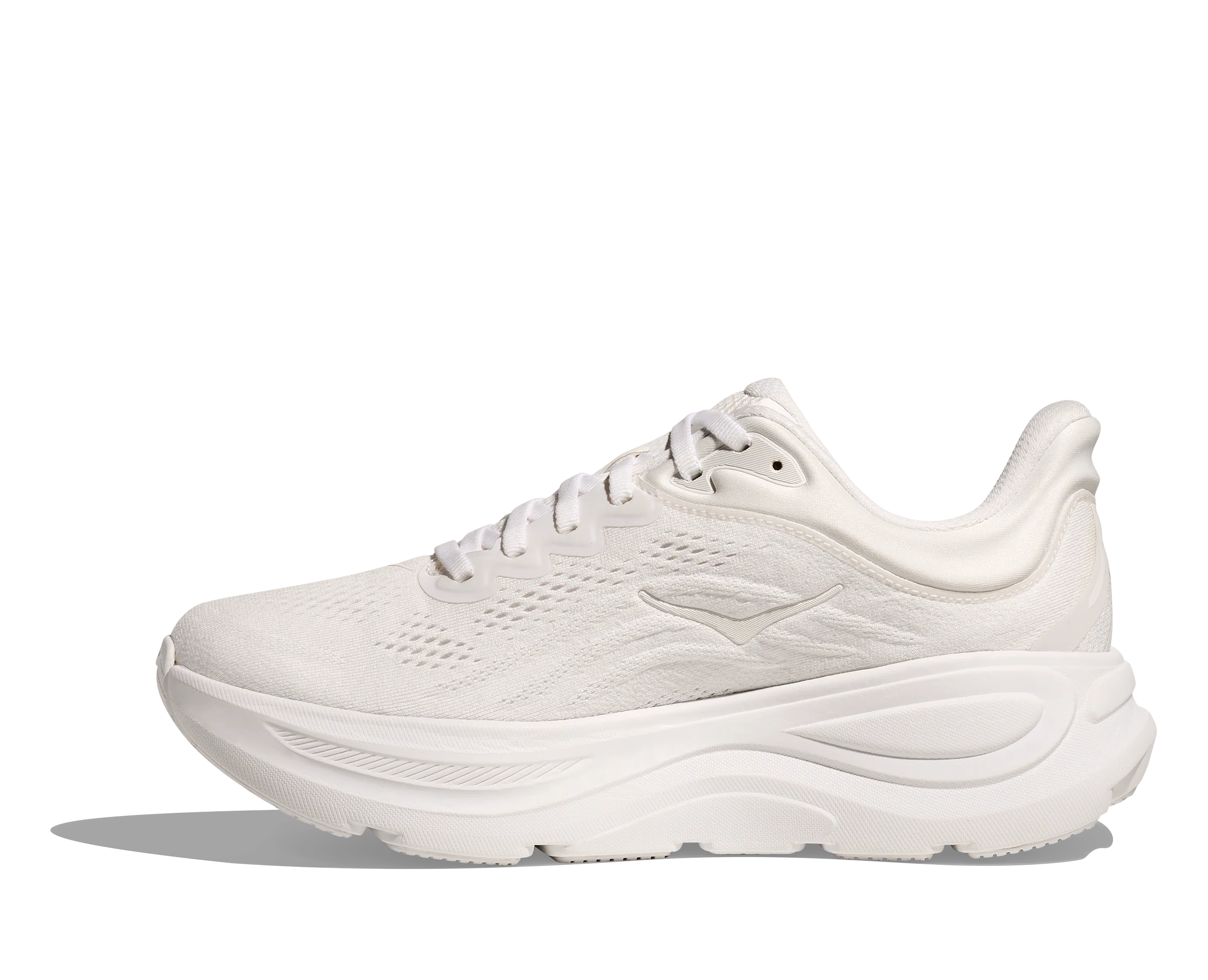Hoka Mens Bondi 9 - White/White - Neutral - SS25 - Image 8