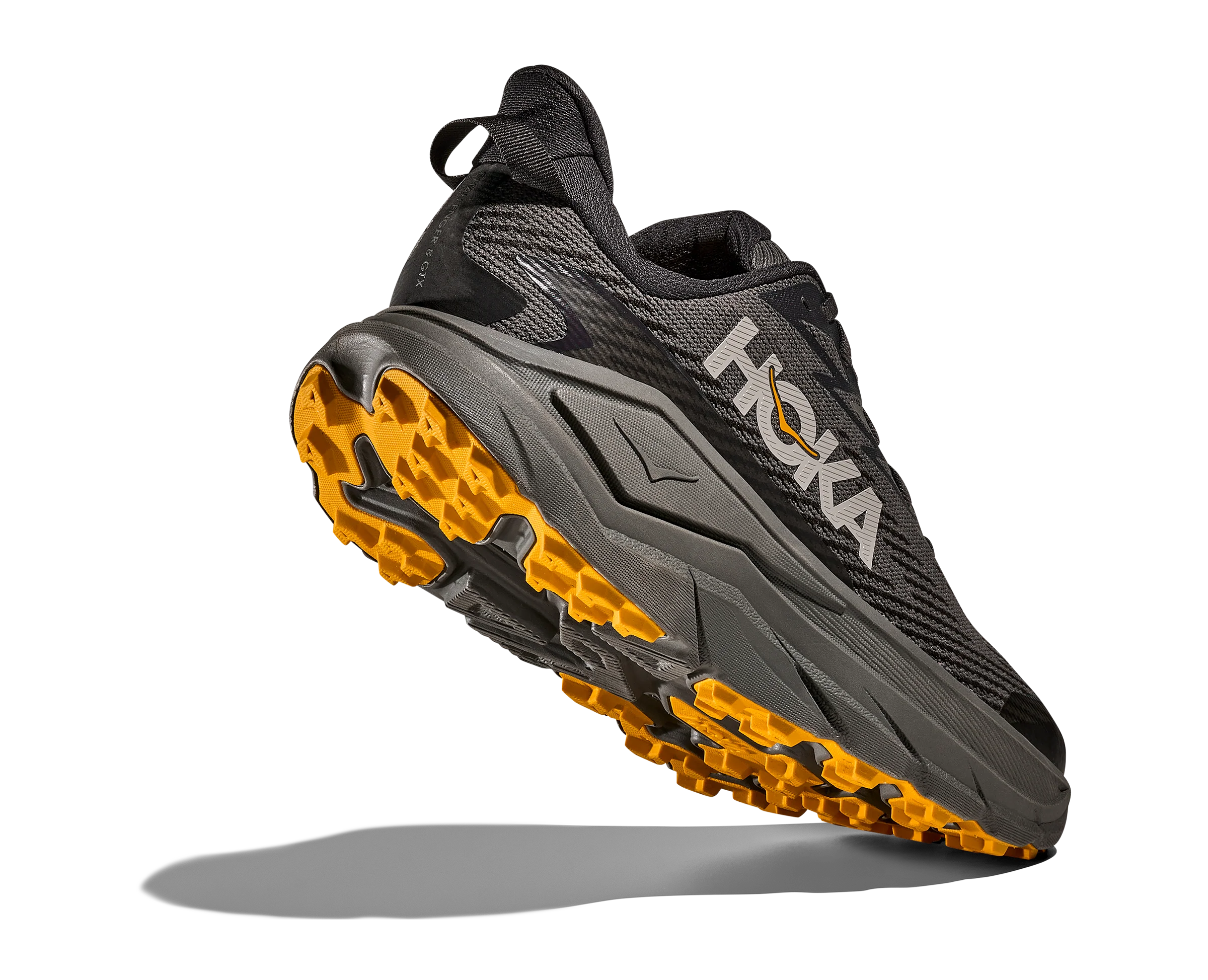 Hoka Mens Challenger 8 GTX - Asphalt Grey/Varsity Yellow - Trail - SS26 - Image 5