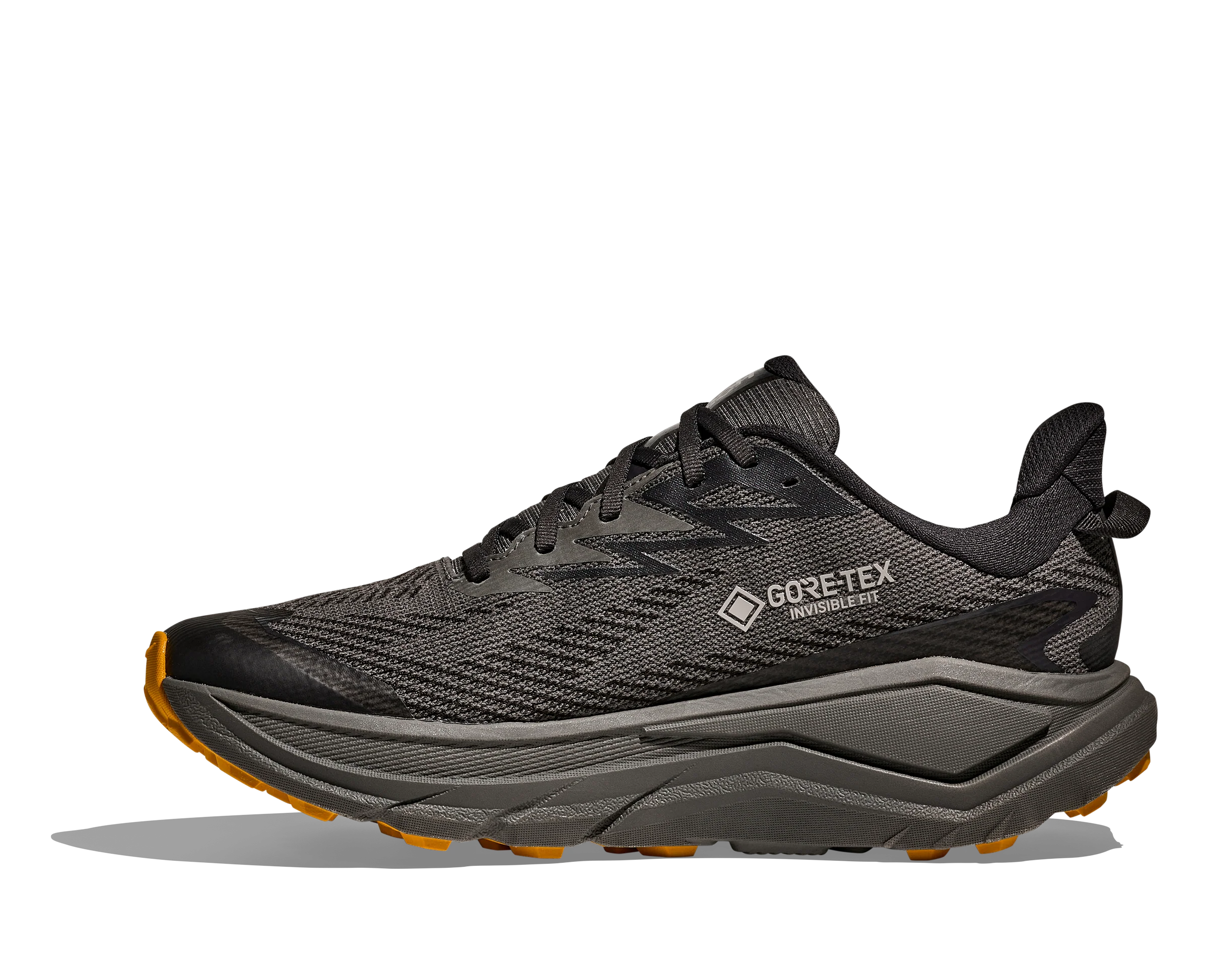 Hoka Mens Challenger 8 GTX - Asphalt Grey/Varsity Yellow - Trail - SS26 - Image 8