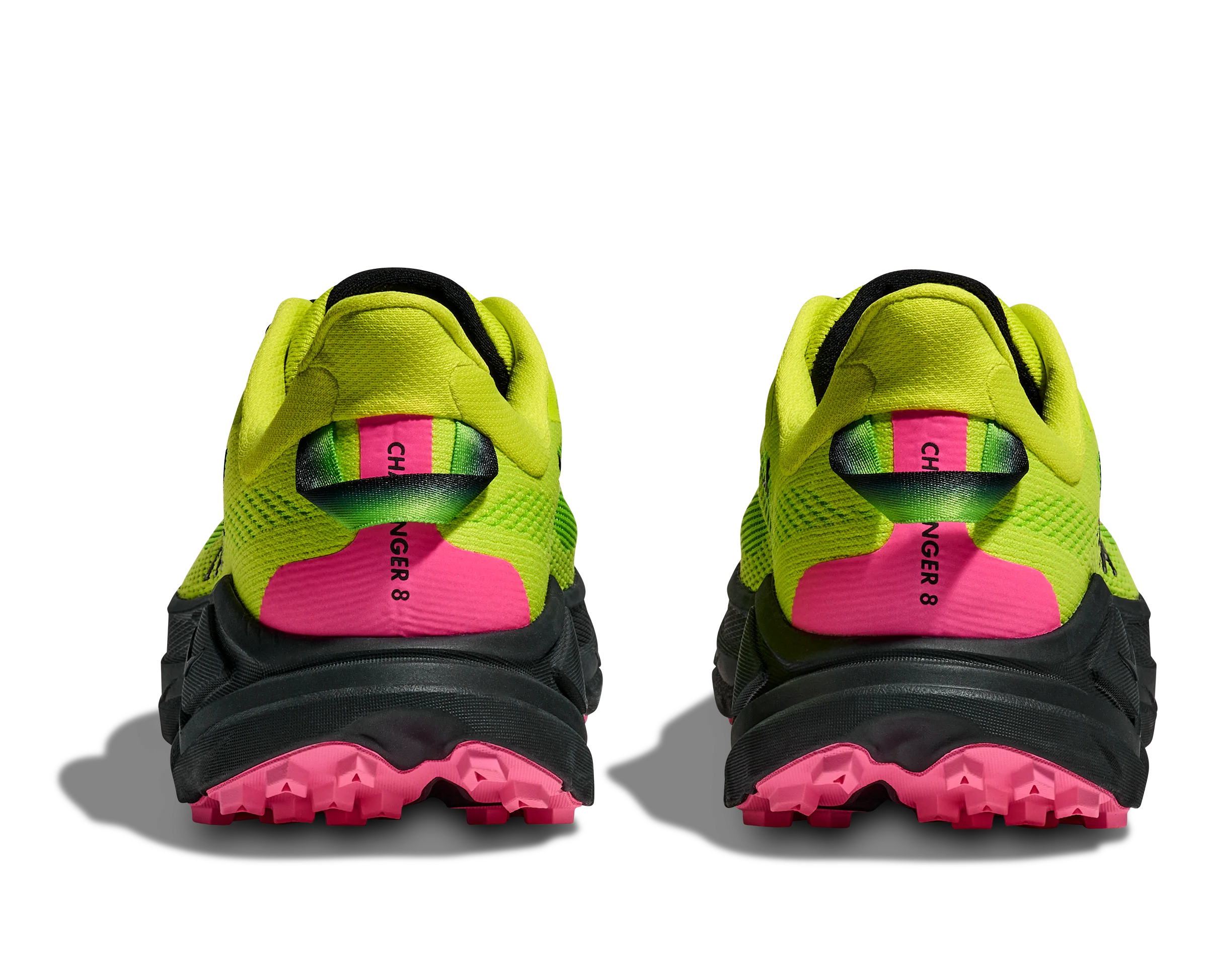 Hoka Mens Challenger 8 - Neon Hoka Citrus/Black - Trail - AW25 - Image 4